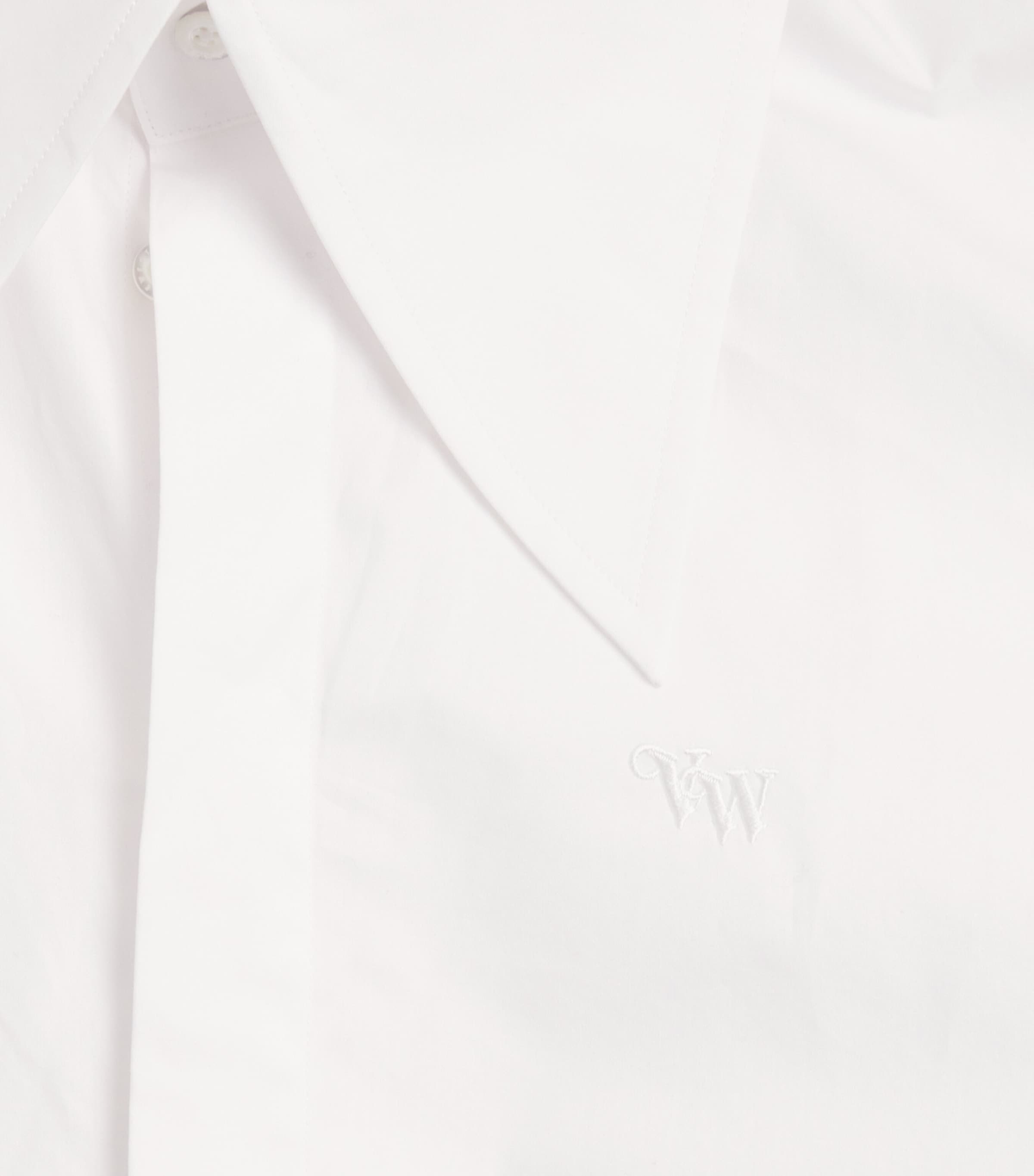 Cotton Tuxedo Shirt A401 WHITE Image 5