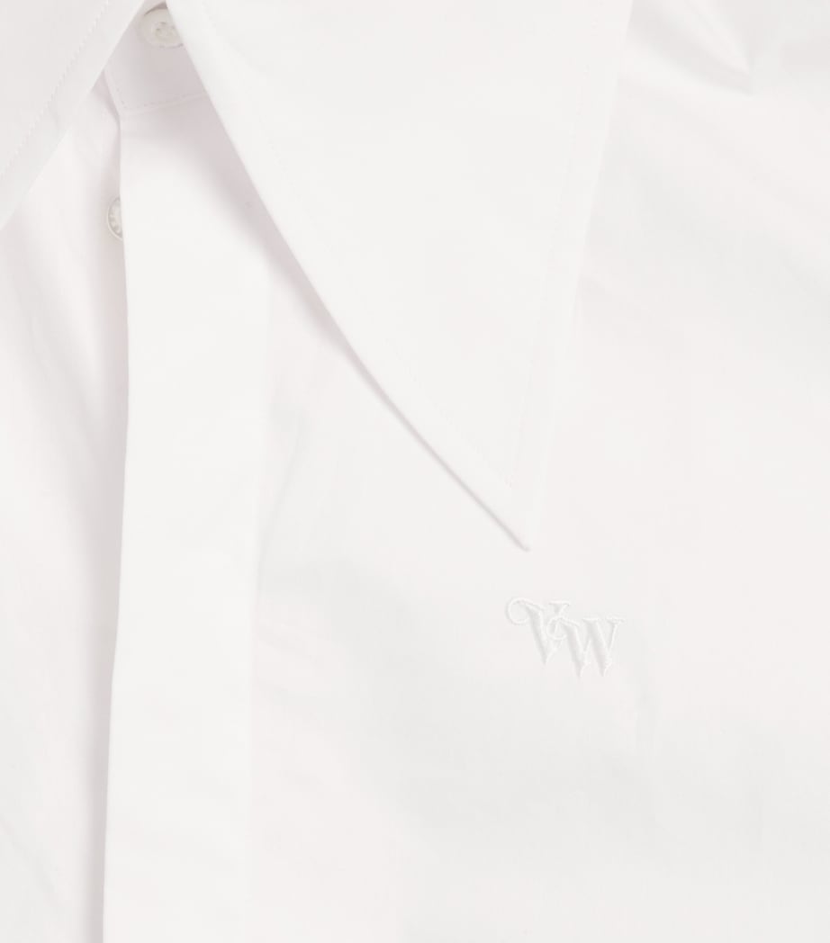 Cotton Tuxedo Shirt A401 WHITE Image 5