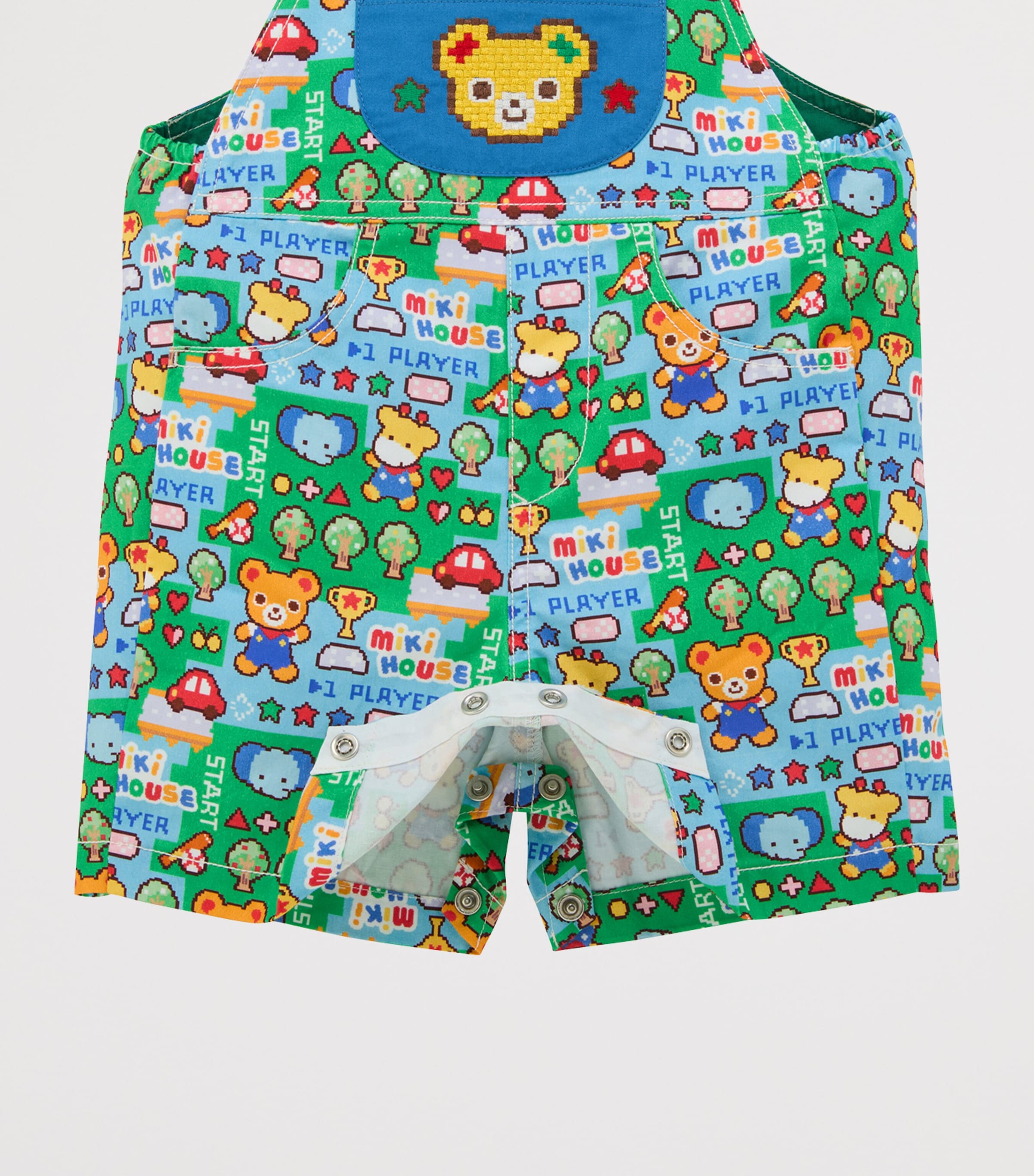 Miki House Pucchi the Bear Dungarees (6-12 Months) Image 3