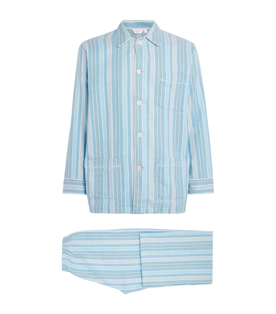 Cotton Kelburn Pyjama Set 015 BLUE Image 1