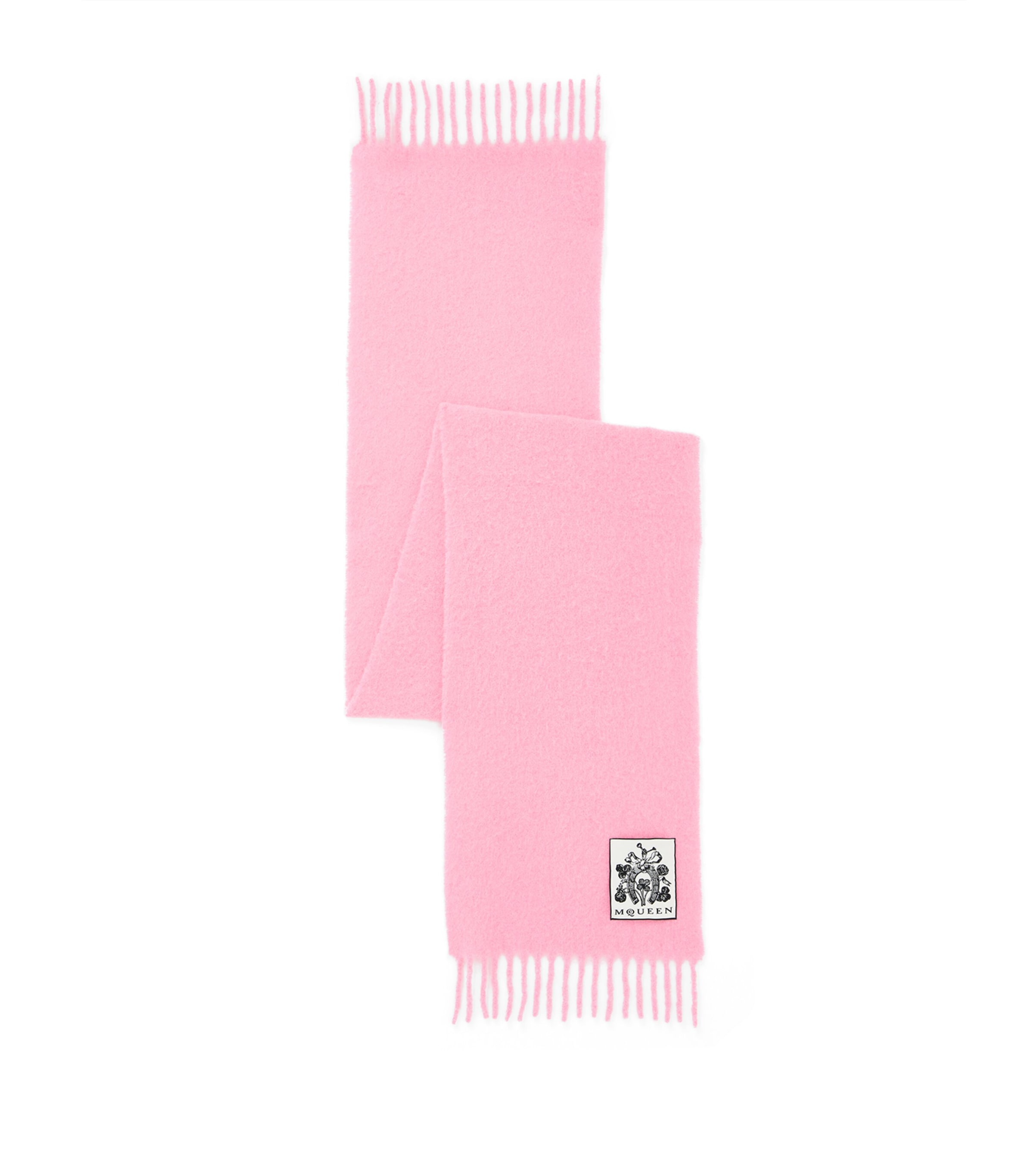 McQueen Cashmere-Wool Tattoo Scarf | Women Accessories | Scarves | Designers | McQueen