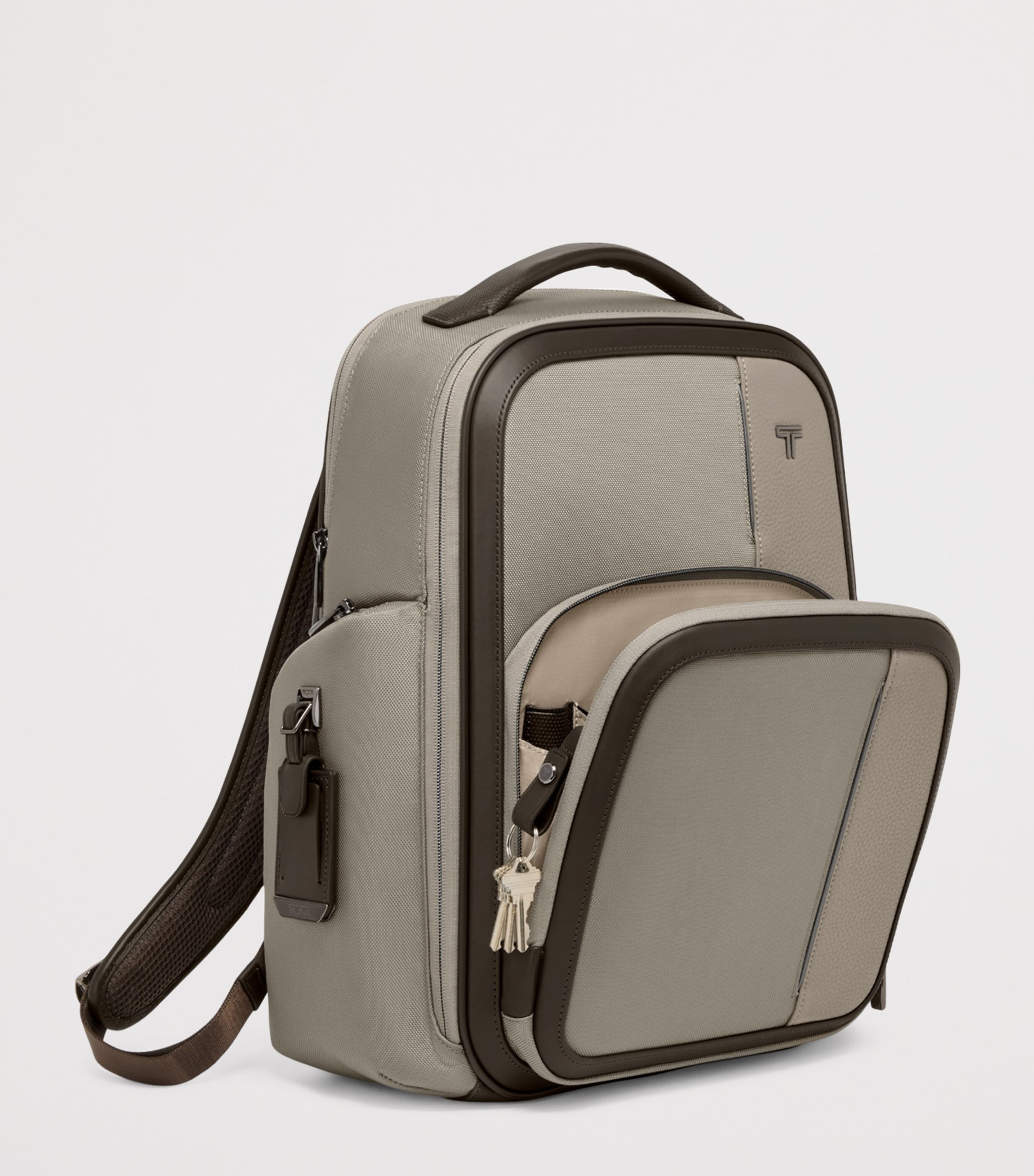 Tumi Large Arrivé Barker Backpack Taupe Image 3