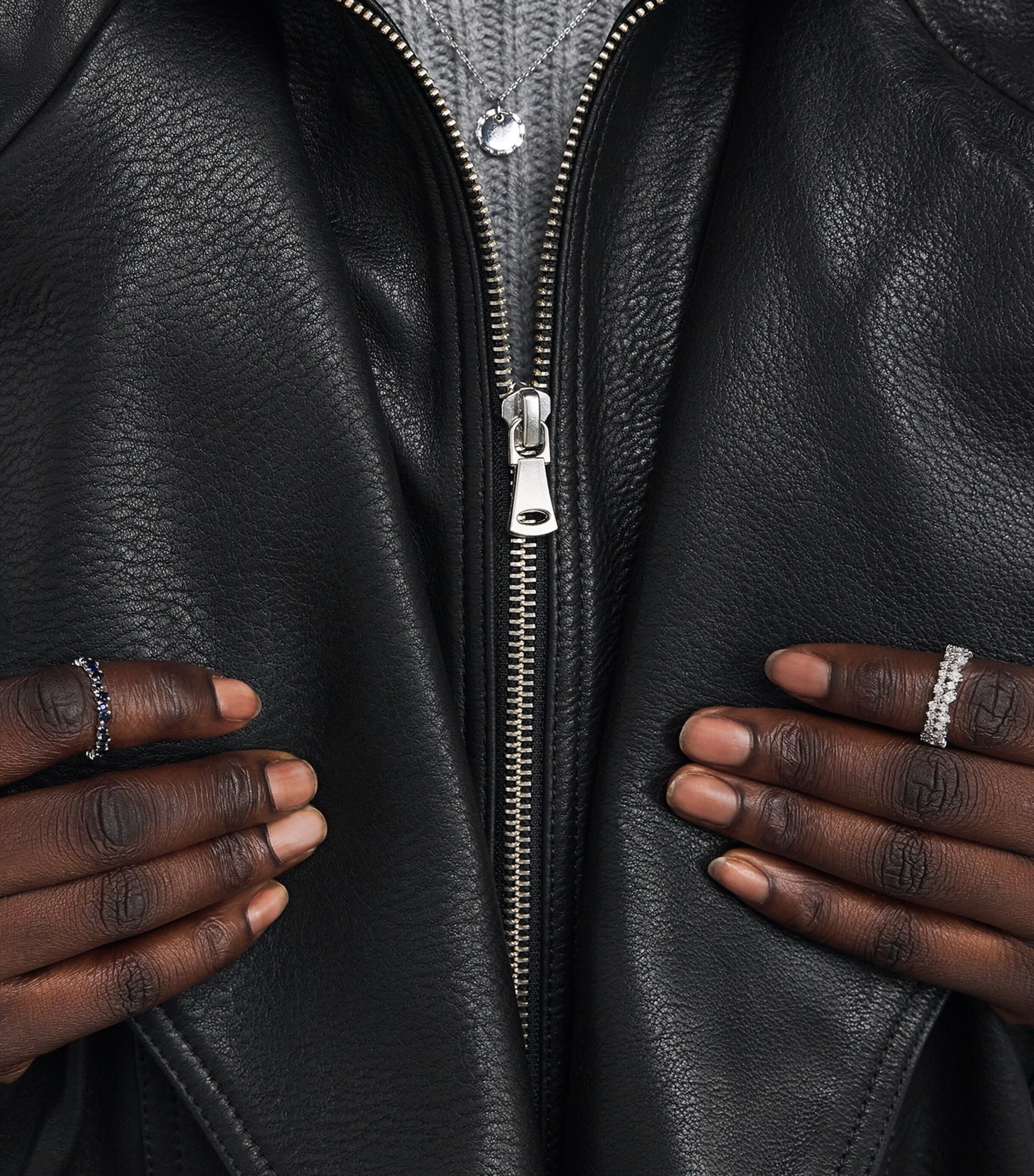 White Gold and Diamond Princess Eternity Ring 18K WG/WD Image 5