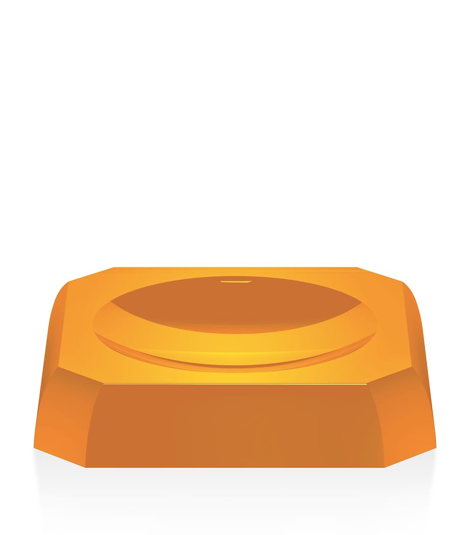 Kristall Soap Dish AMBER/GOLD Image 1