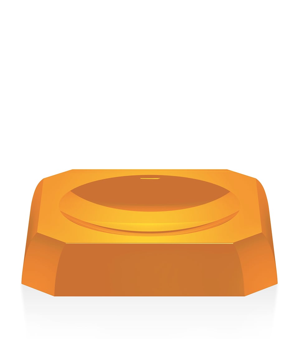 Decor Walther Kristall Soap Dish Amber/gold