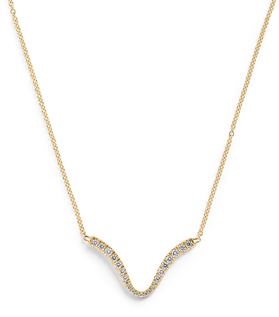 Melissa Kaye Yellow Gold and Diamond Clara Pendant Necklace Yellow Gold Image 1