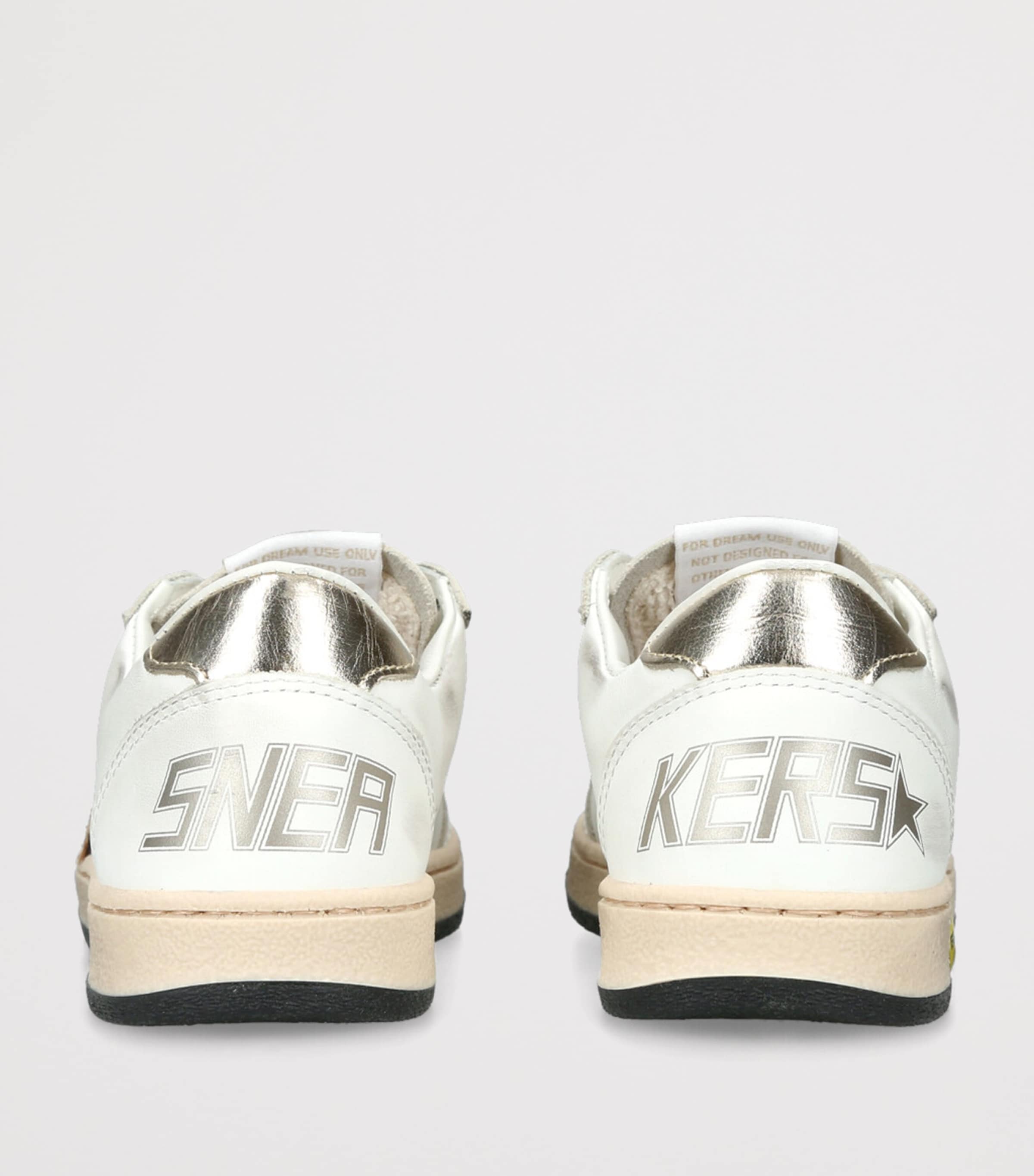 Golden Goose Leather Ball Star Leopard Sneakers White/comb Image 2