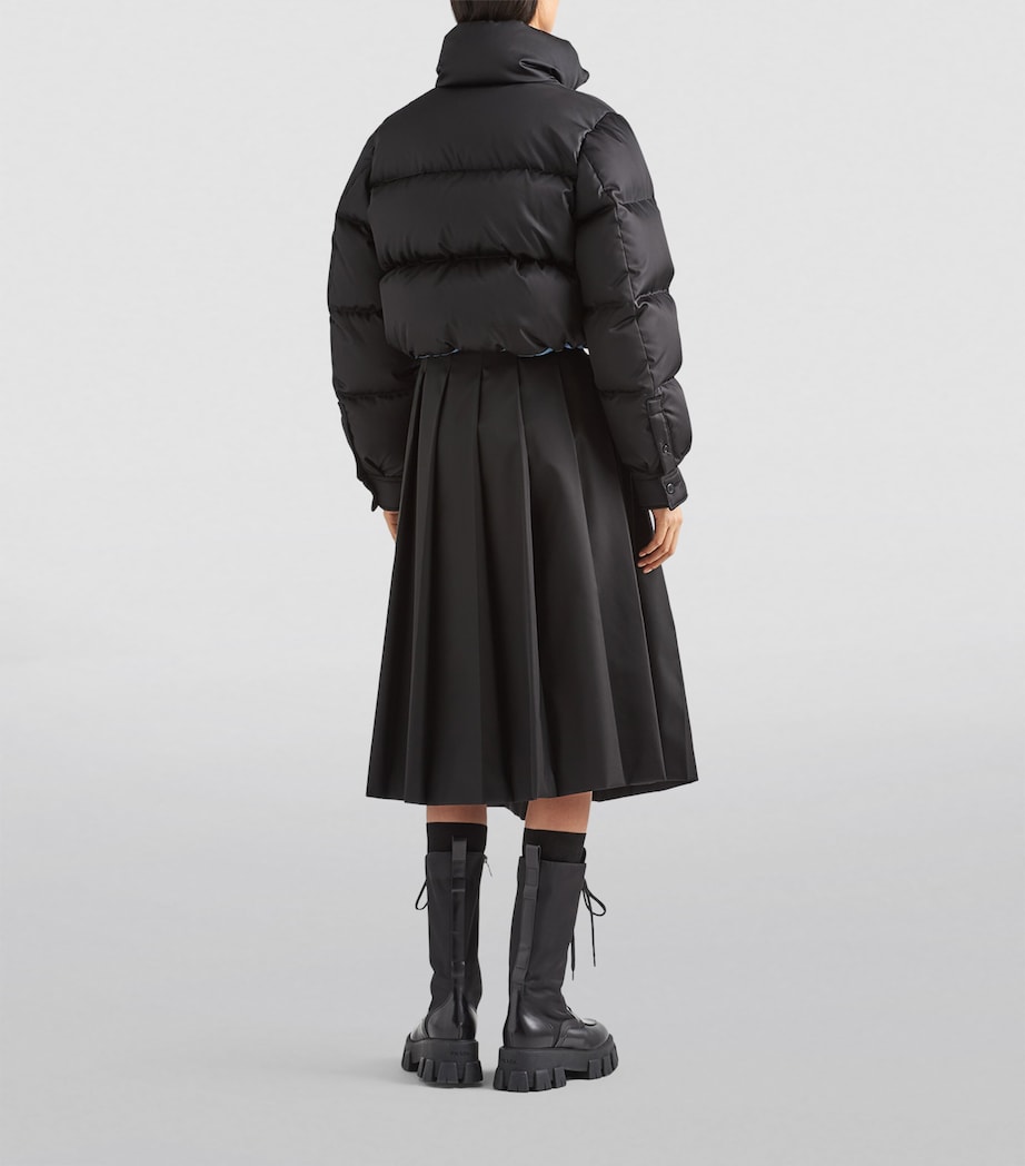 Crop Re-Nylon Puffer Jacket F0002 Image 4