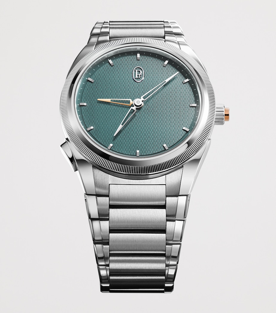 Stainless Steel Tonda PF GMT Rattrapante Watch 40mm GREEN Image 5