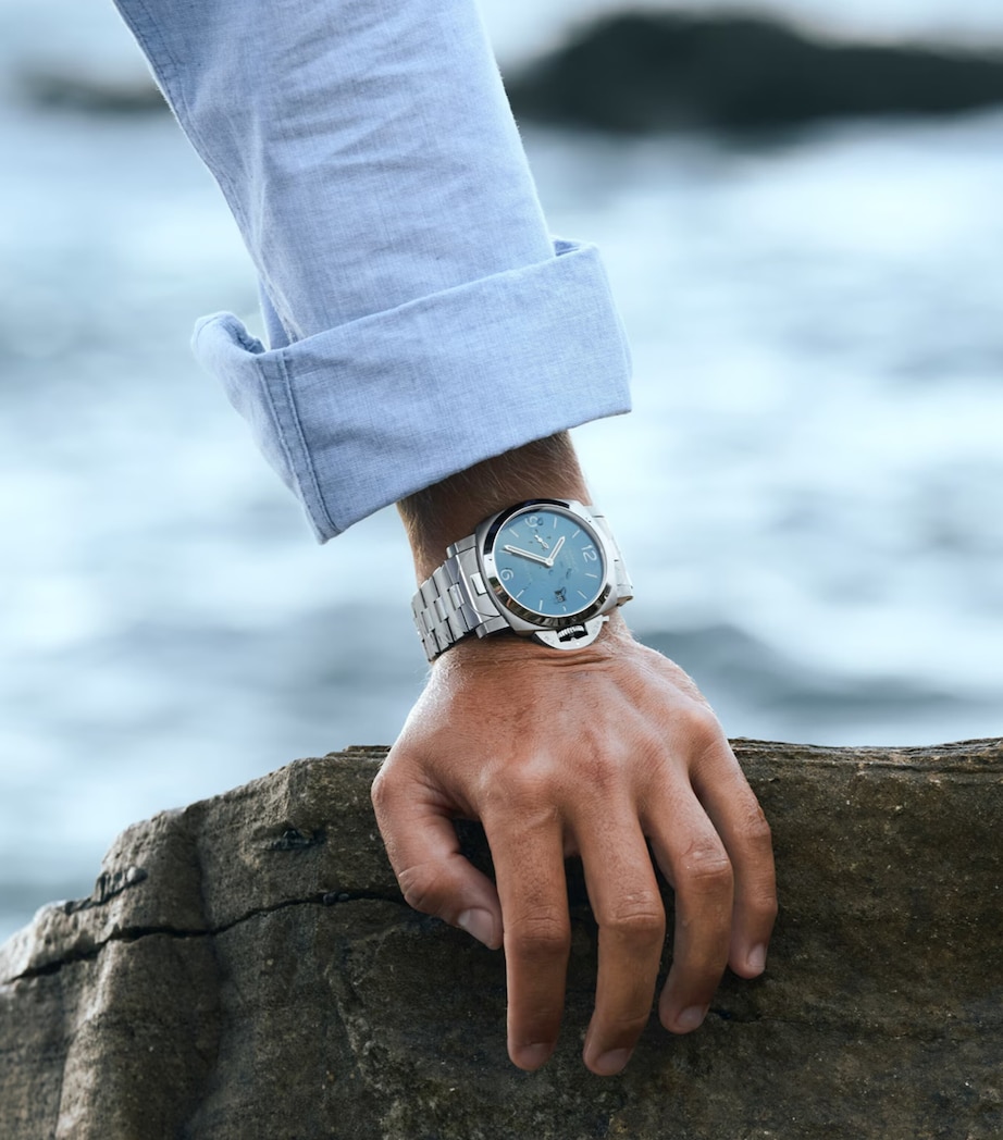 Panerai Stainless Steel Luminor Marina Watch 44mm Blue Image 5