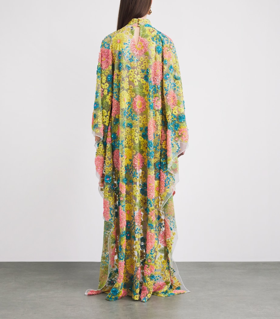 Taller Marmo Womens Sequin Graham Kaftan Mini Dress Image 4