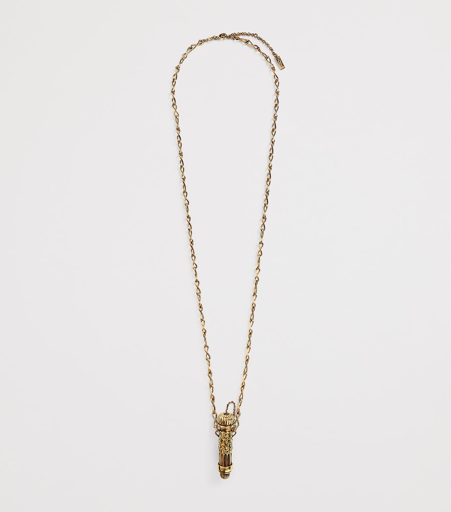 Victorian Pendant Necklace VINTAGE GOLD Image 3