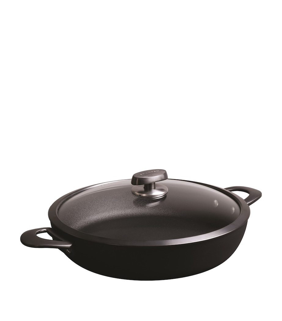 Pro SB+ Chef Pan with Lid (32cm) BLACK Image 1