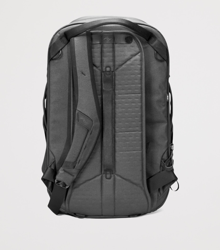 Canvas Expandable 30-Litre Travel Backpack BLACK Image 5