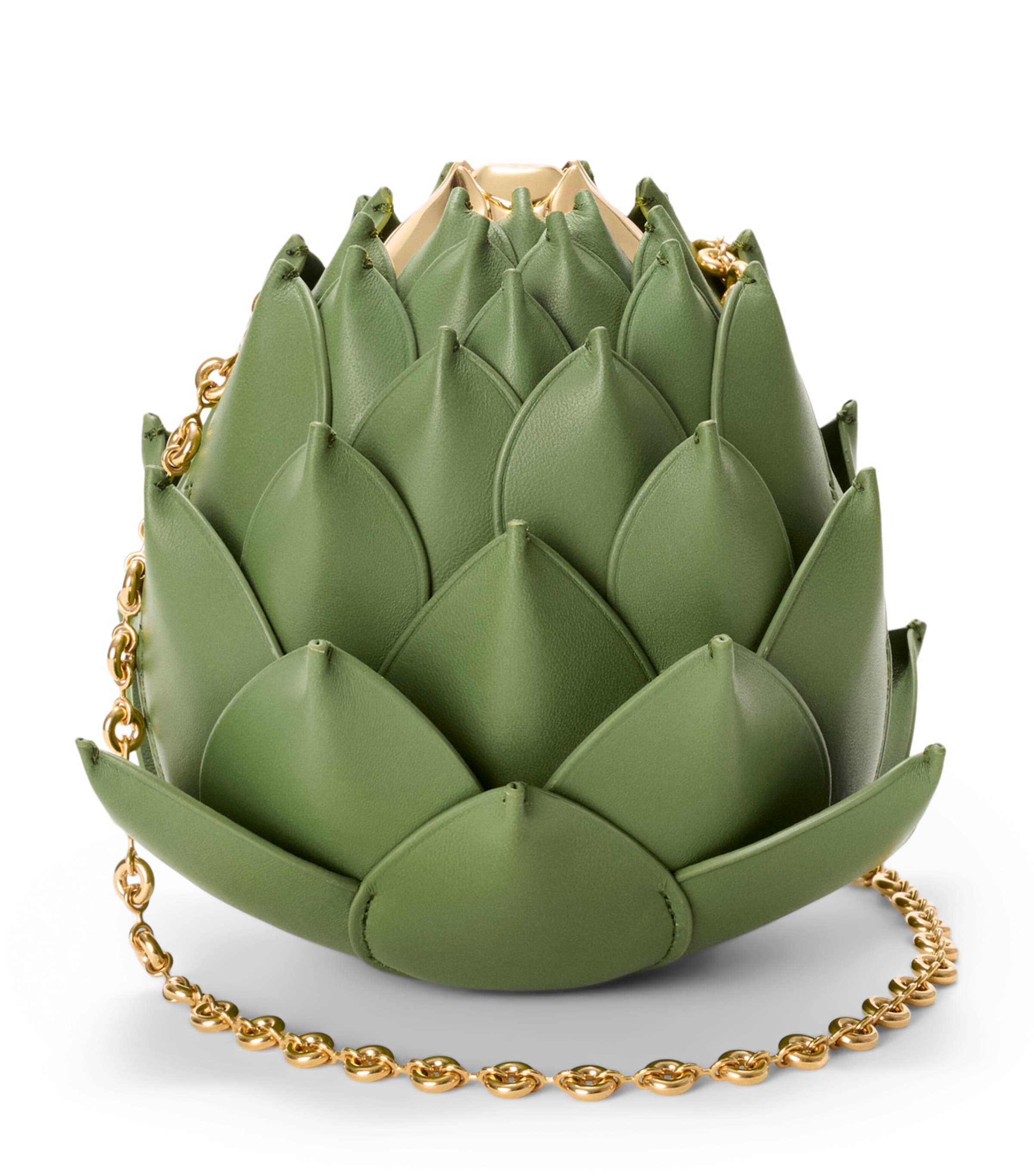 LOEWE x Paula’s Ibiza Lambskin Artichoke Shoulder Bag Spring Green Image 1