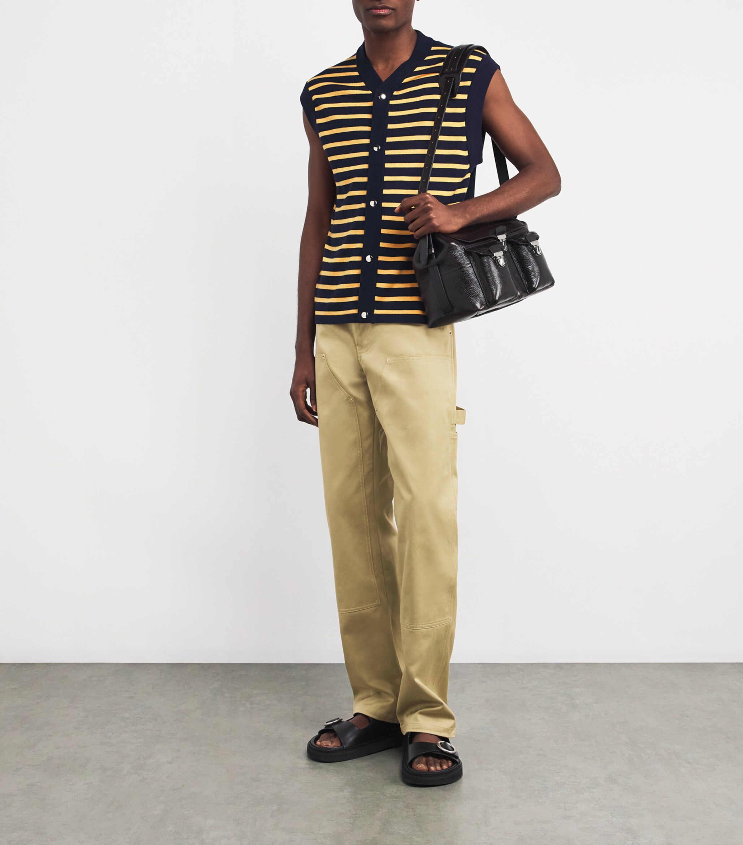 Wales Bonner Beige Cotton Utility Kingston Trousers | Harrods US