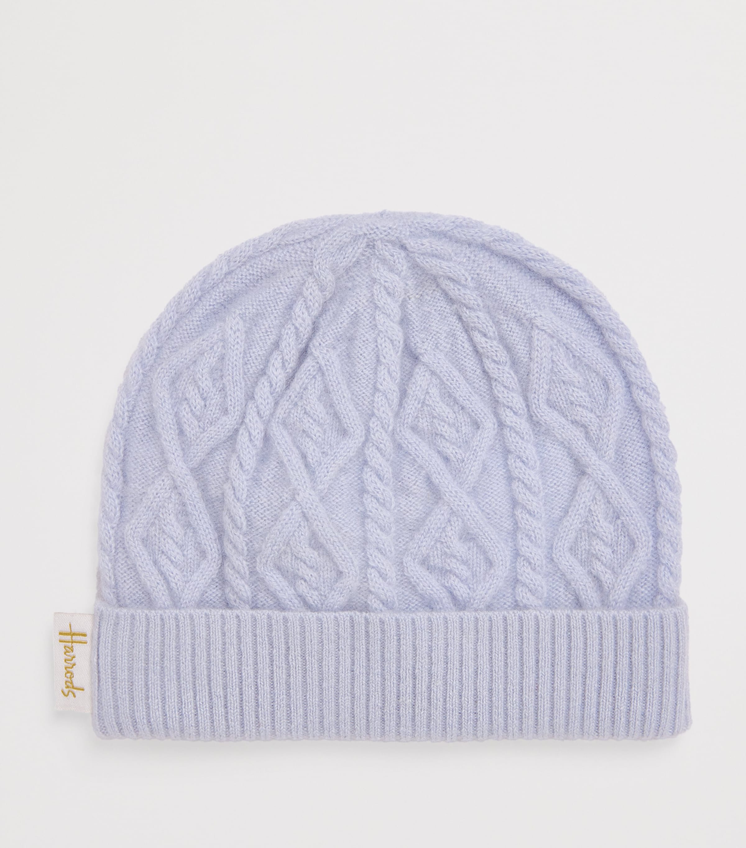 Cashmere Hat (0-18 Months) BLUE Image 2