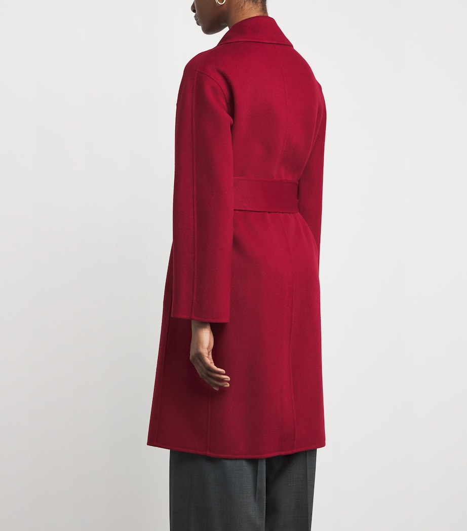 Wool-Cashmere Costa Wrap Coat RUBY Image 4