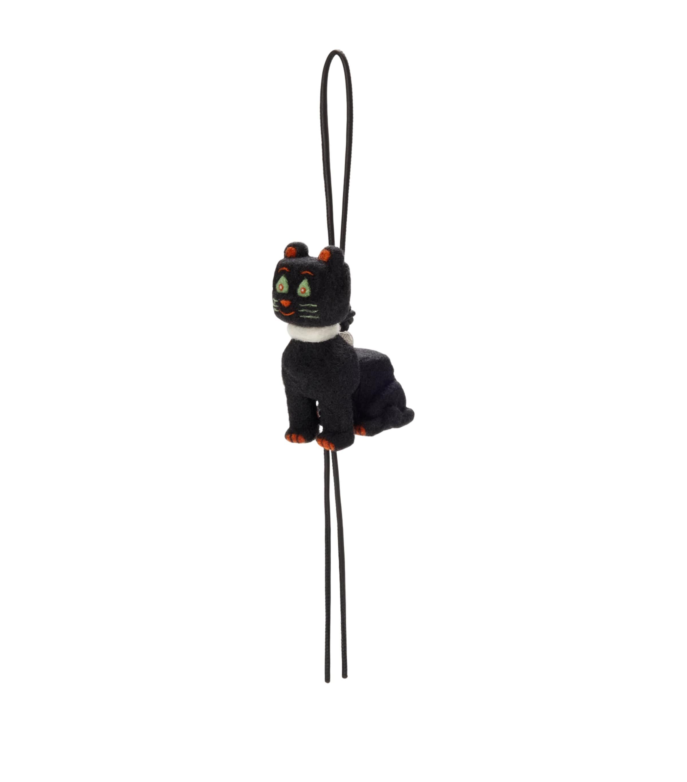 Loewe Wool Cat Personalisation Charm In Black