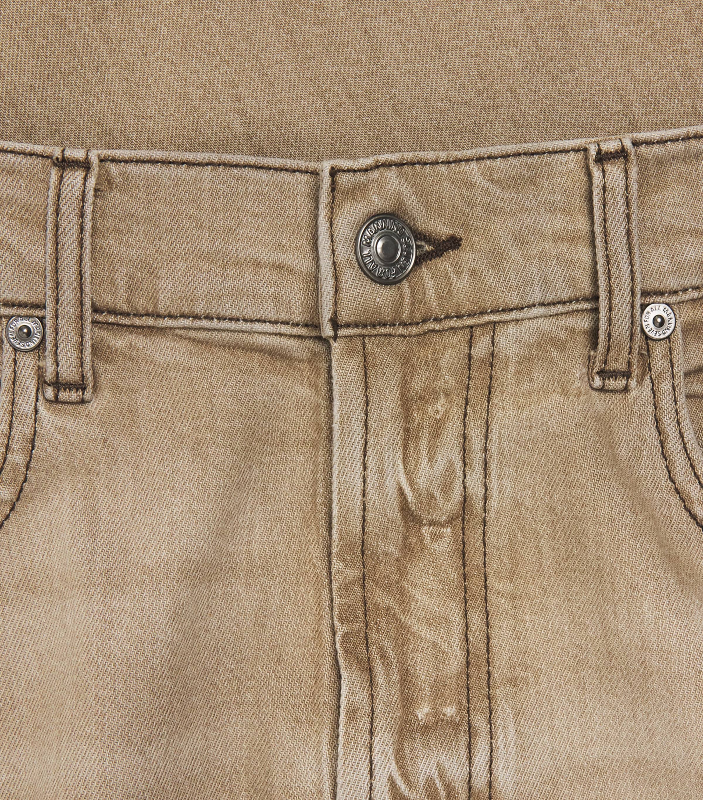 7 For All Mankind Mens Easy Straight Jeans Brown Image 6