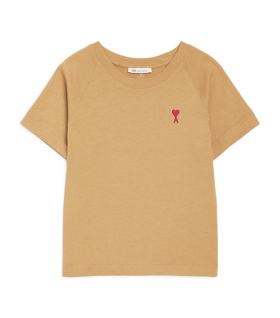 Cotton Ami de Coeur T-Shirt (4-12 Years) 280-CAMEL Image 1