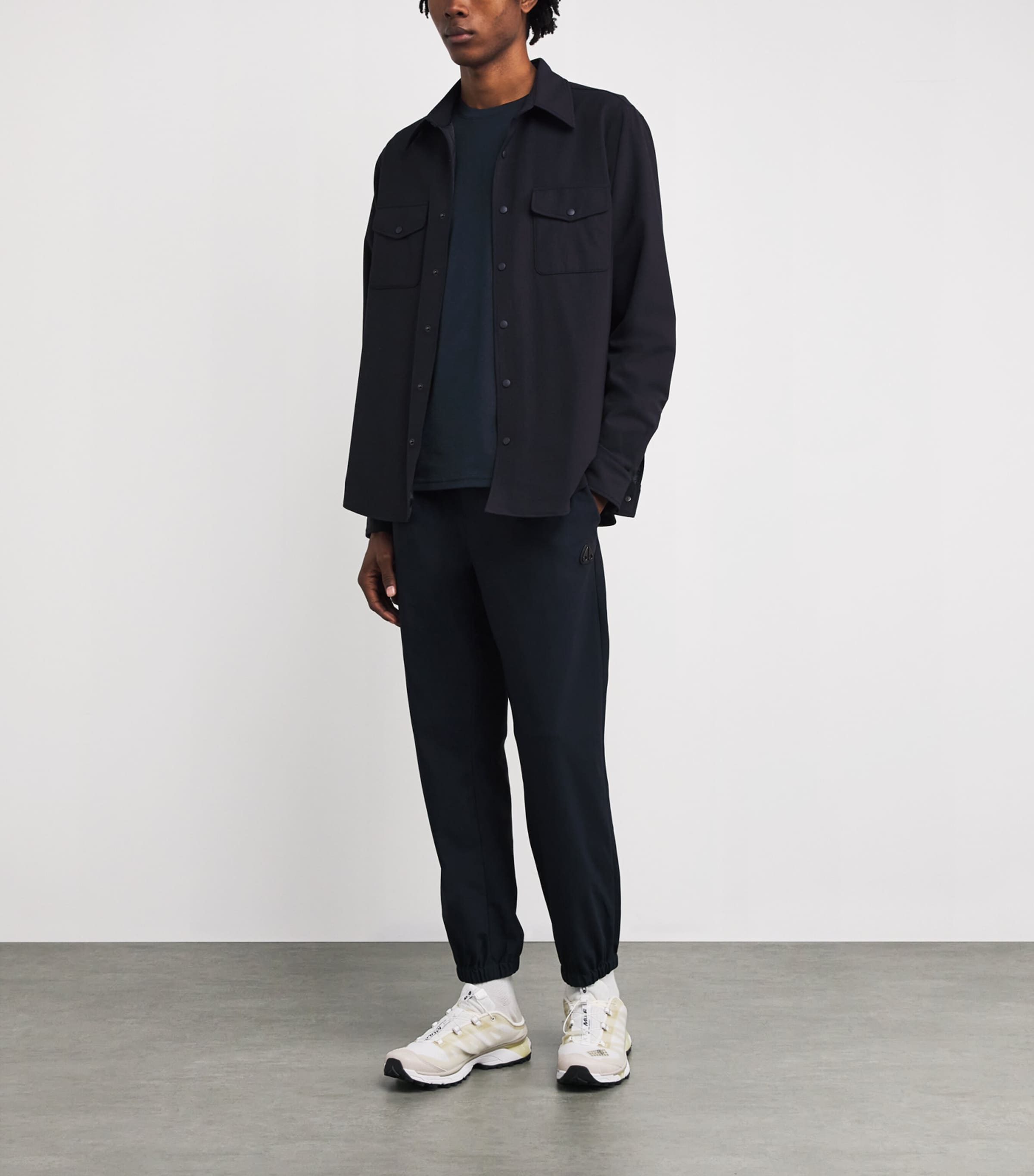 Cotton Crescent T-Shirt NAVY - 833 Image 2