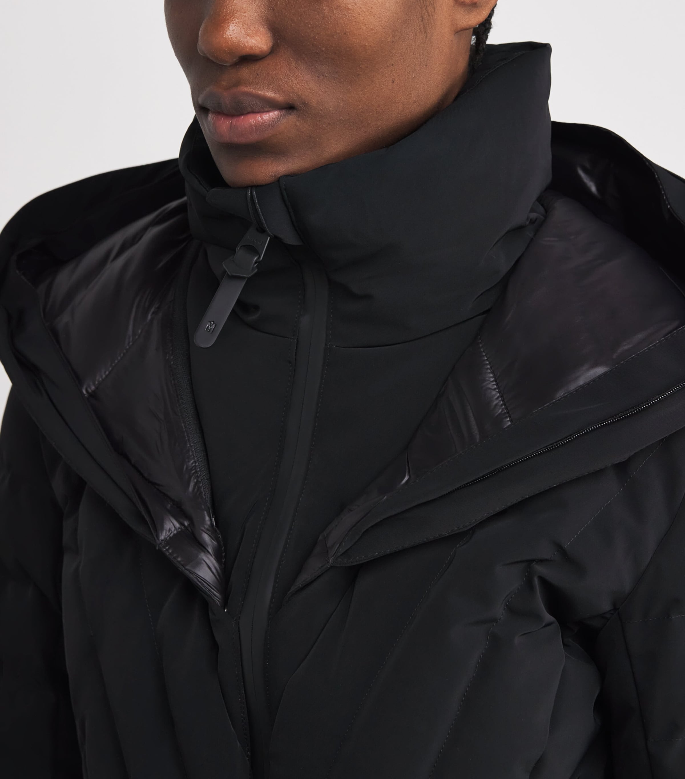 Down Fox Fur-Trim Elita-ZR Ski Jacket BLACK Image 6
