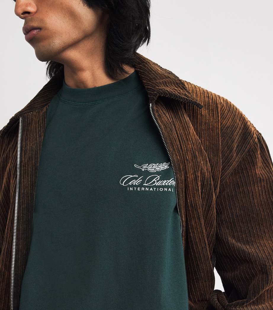 Cotton Logo T-Shirt FOREST GREEN 610 Image 6