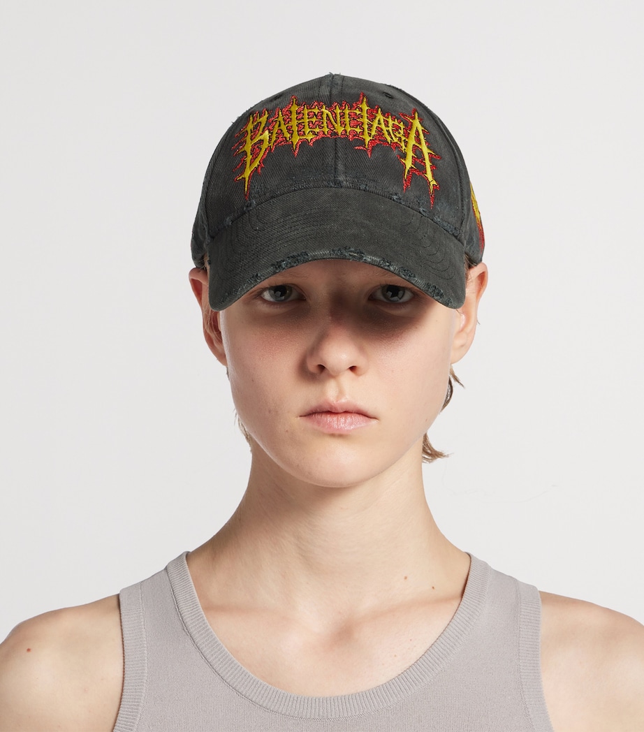 Balenciaga Cotton Wet Brush Cap Image 2