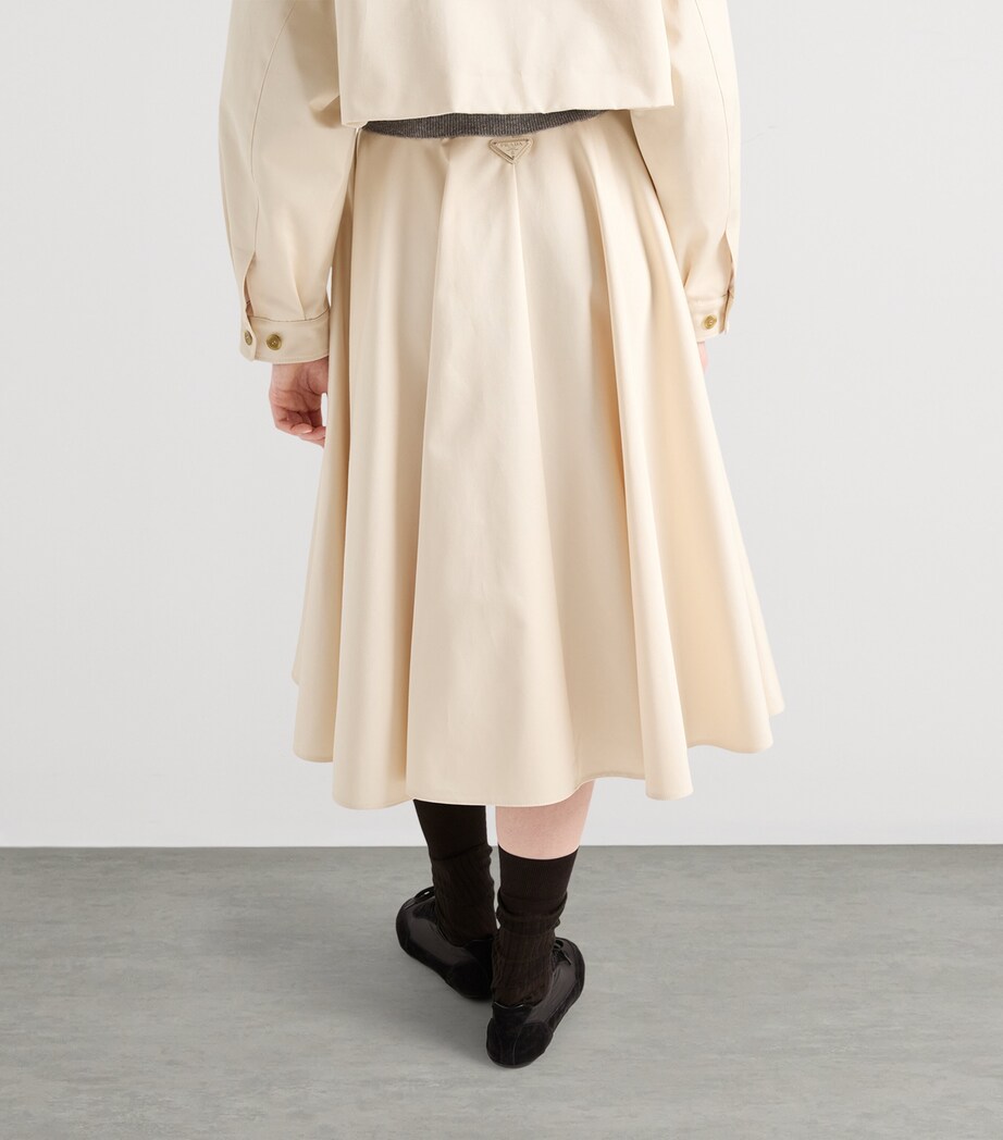 Chino Midi Skirt F0018 Image 6