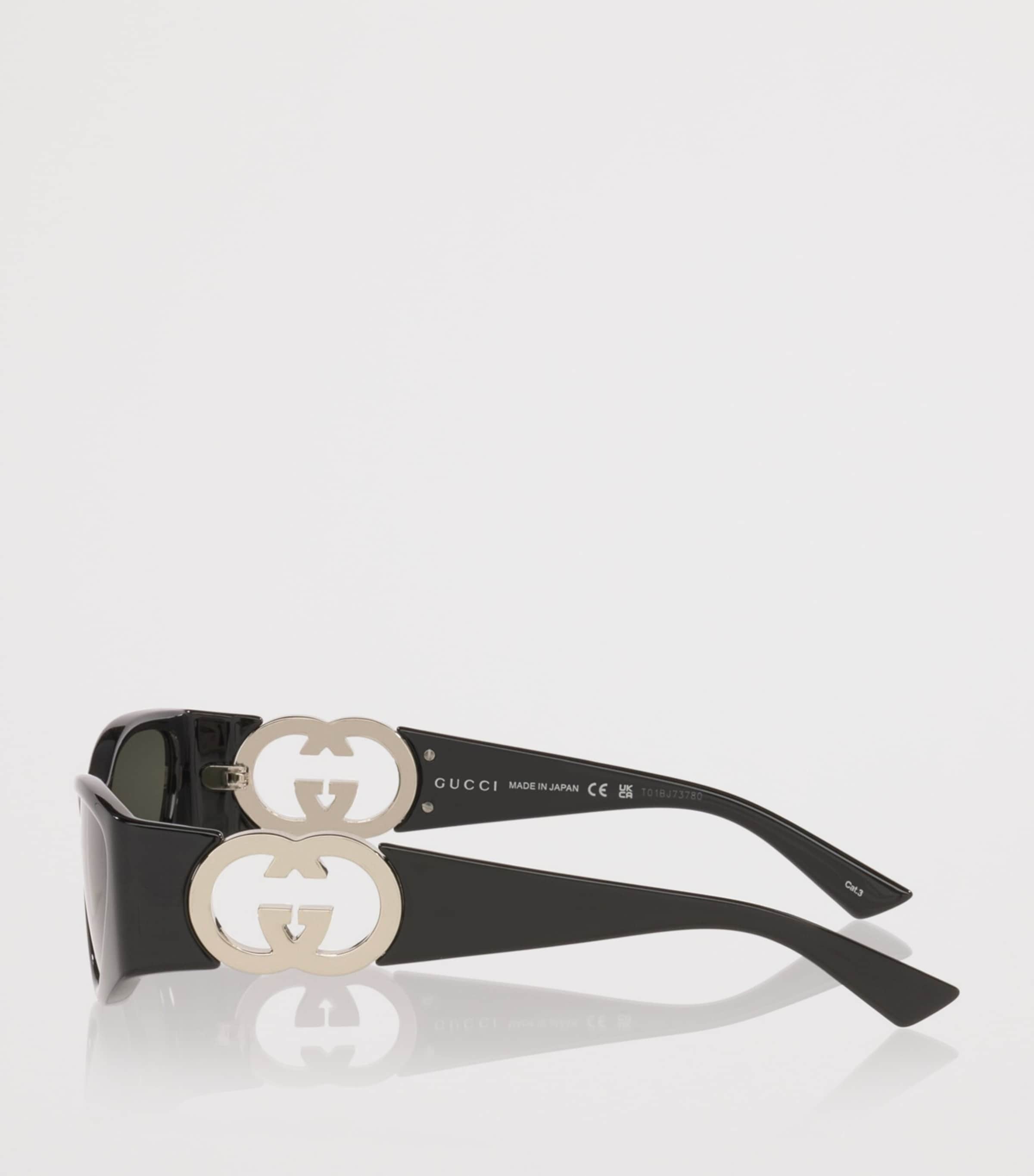Gucci Injected GG1824S Sunglasses Black Image 3