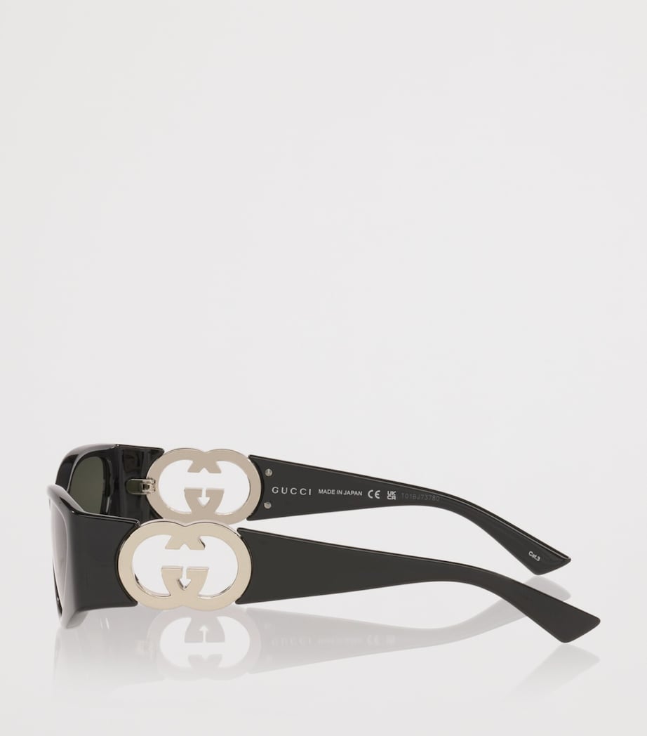 Gucci Injected GG1824S Sunglasses Black Image 3