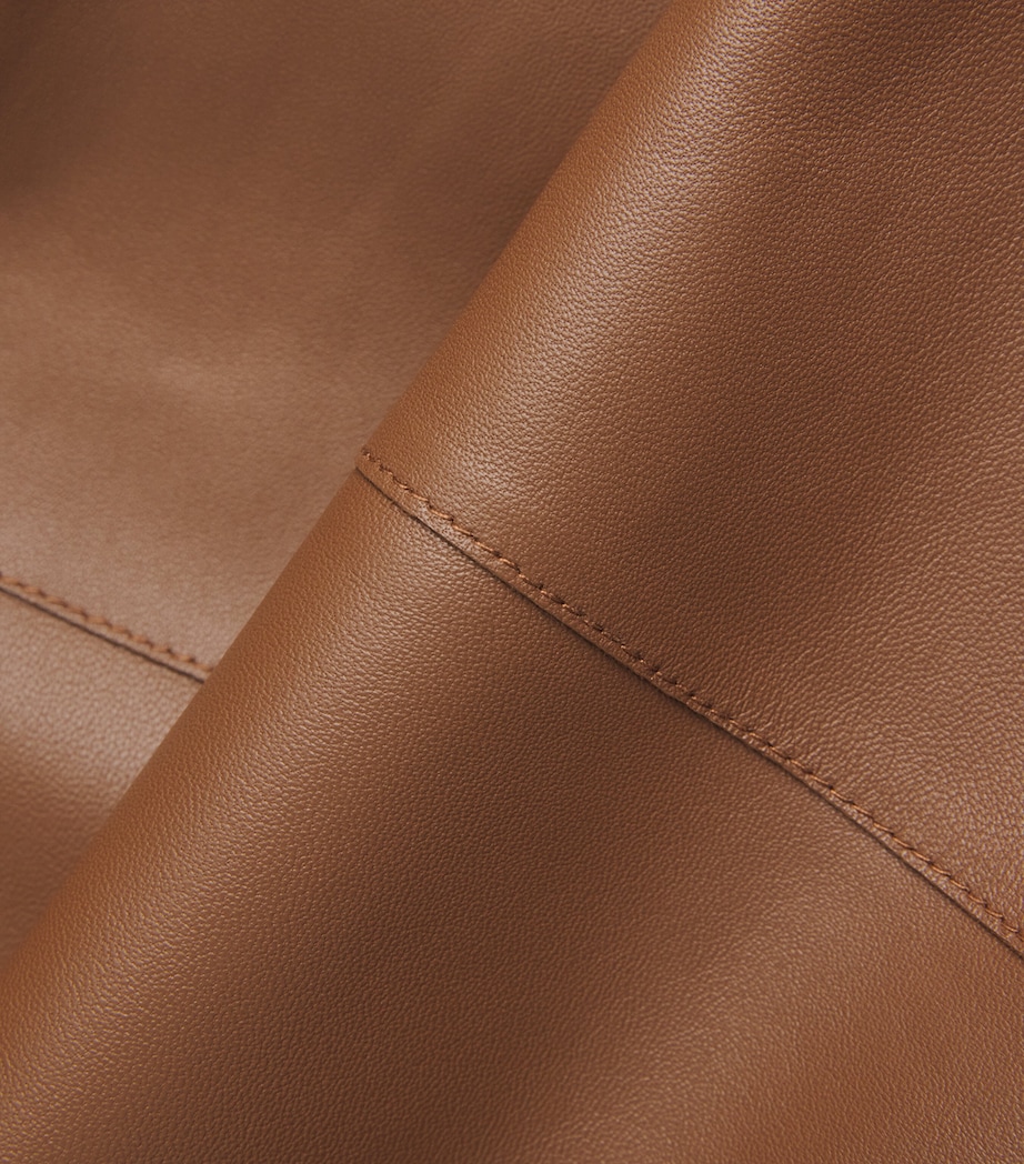 Nappa Leather Niven Skirt CINNAMON Image 5
