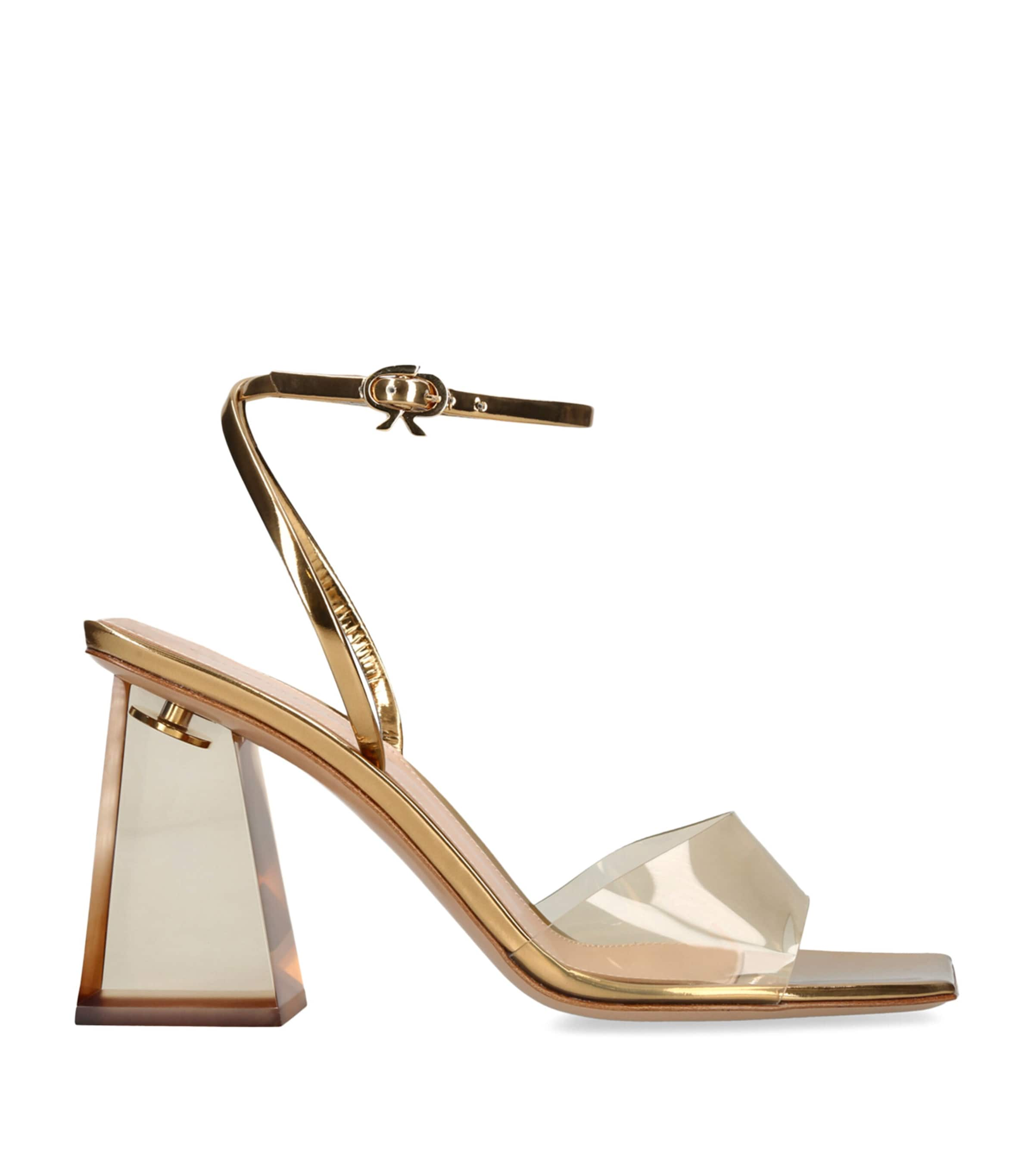 Shop Gianvito Rossi Cosmic Sandals 85 In Gold