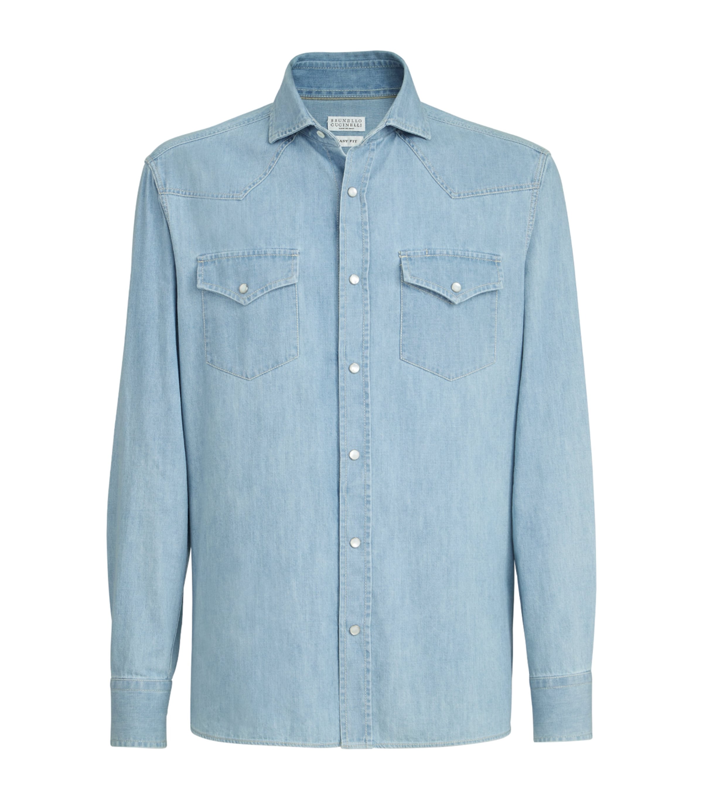 Denim Western Shirt COW32 Image 1