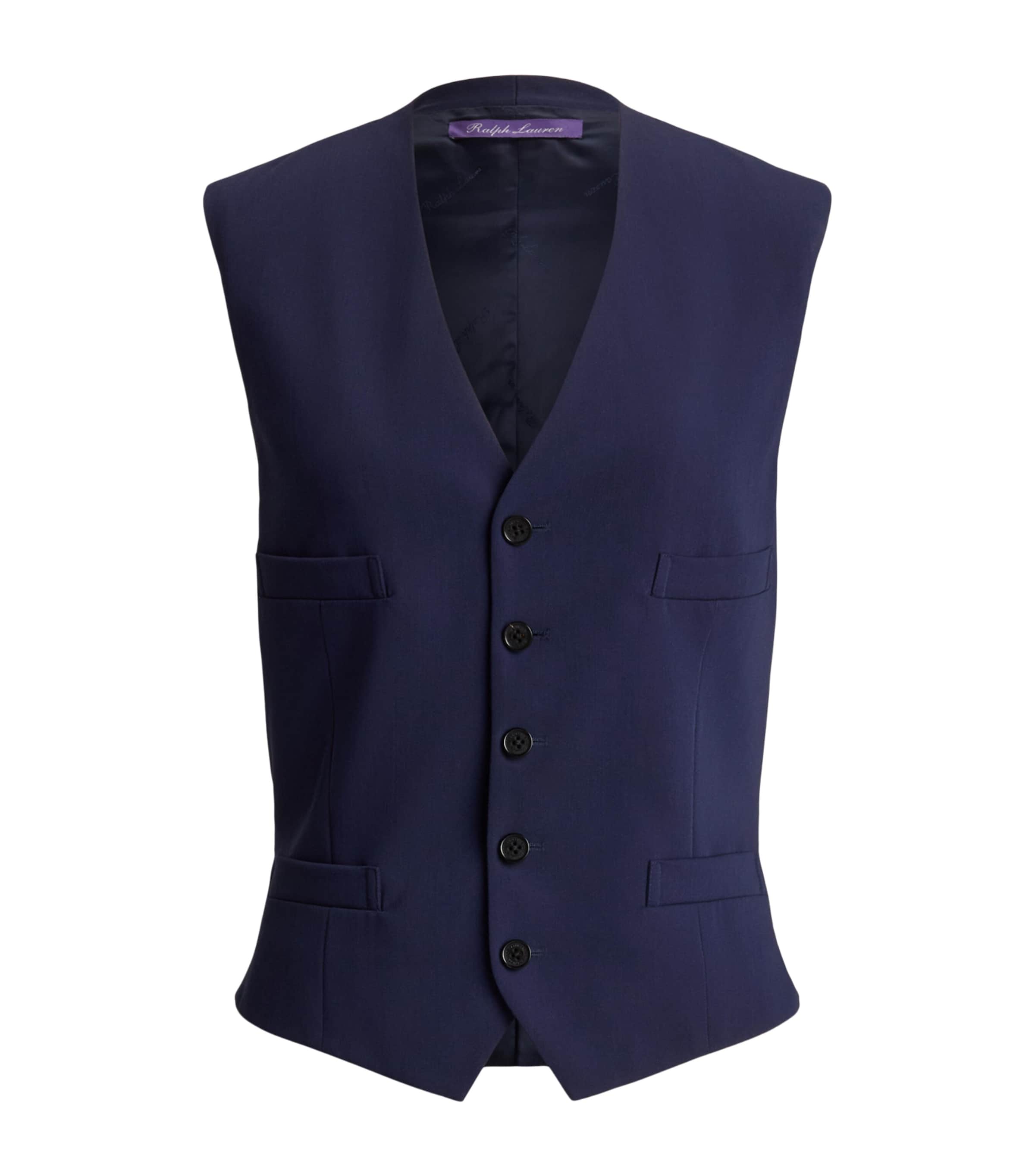 Wool Jaiden Waistcoat NAVY-410 Image 1