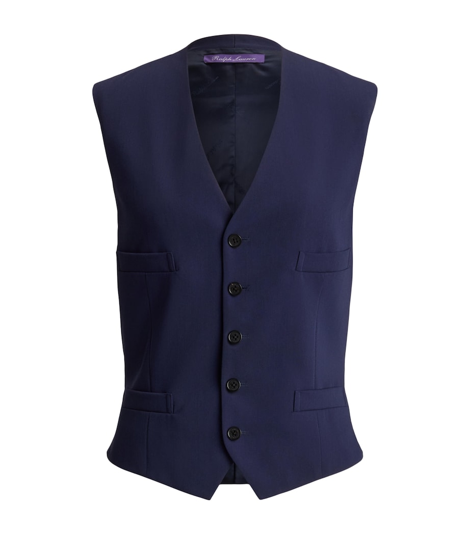 Wool Jaiden Waistcoat NAVY-410 Image 1