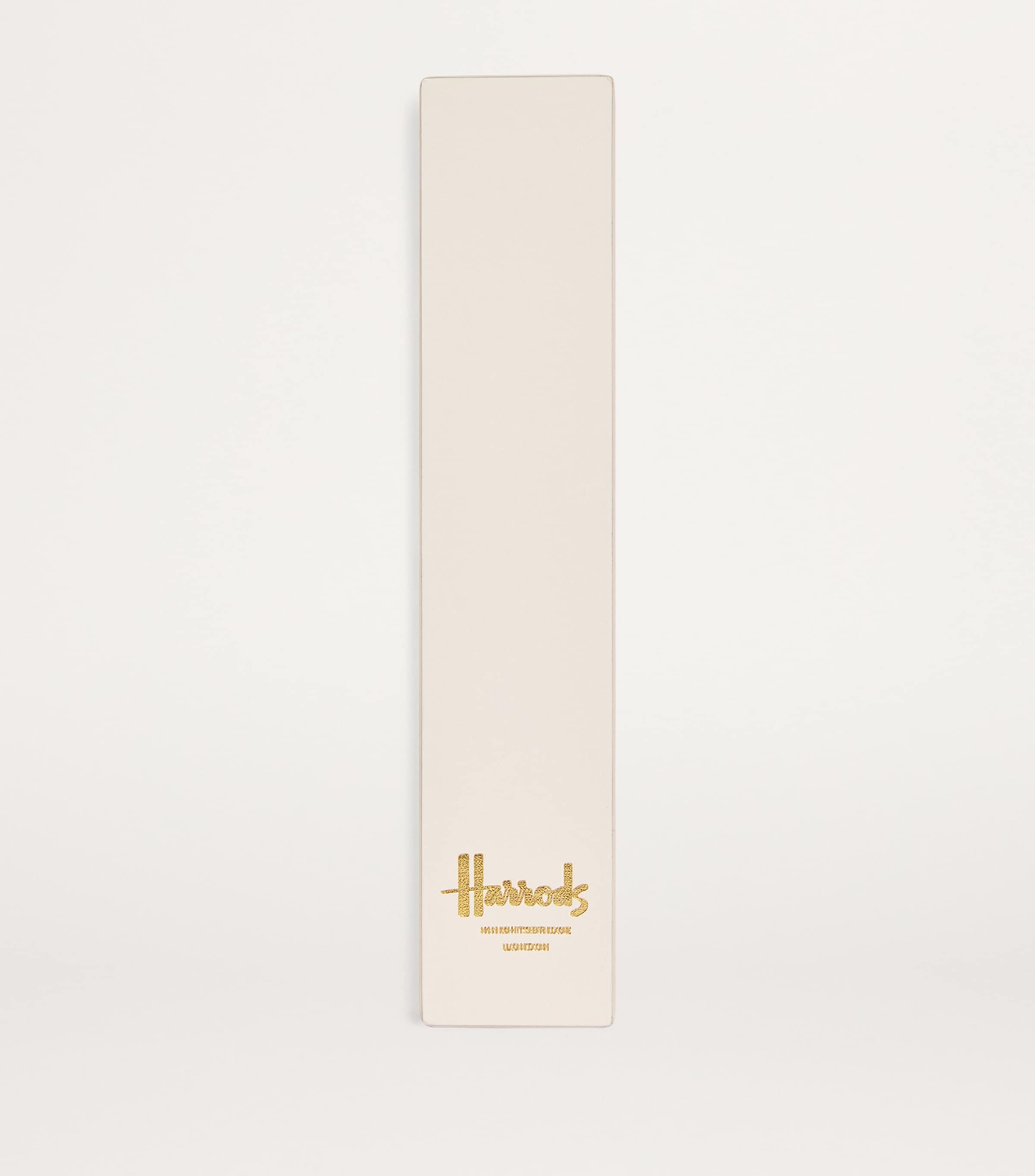 Leather Embossed-Logo Bookmark OYSTER Image 2