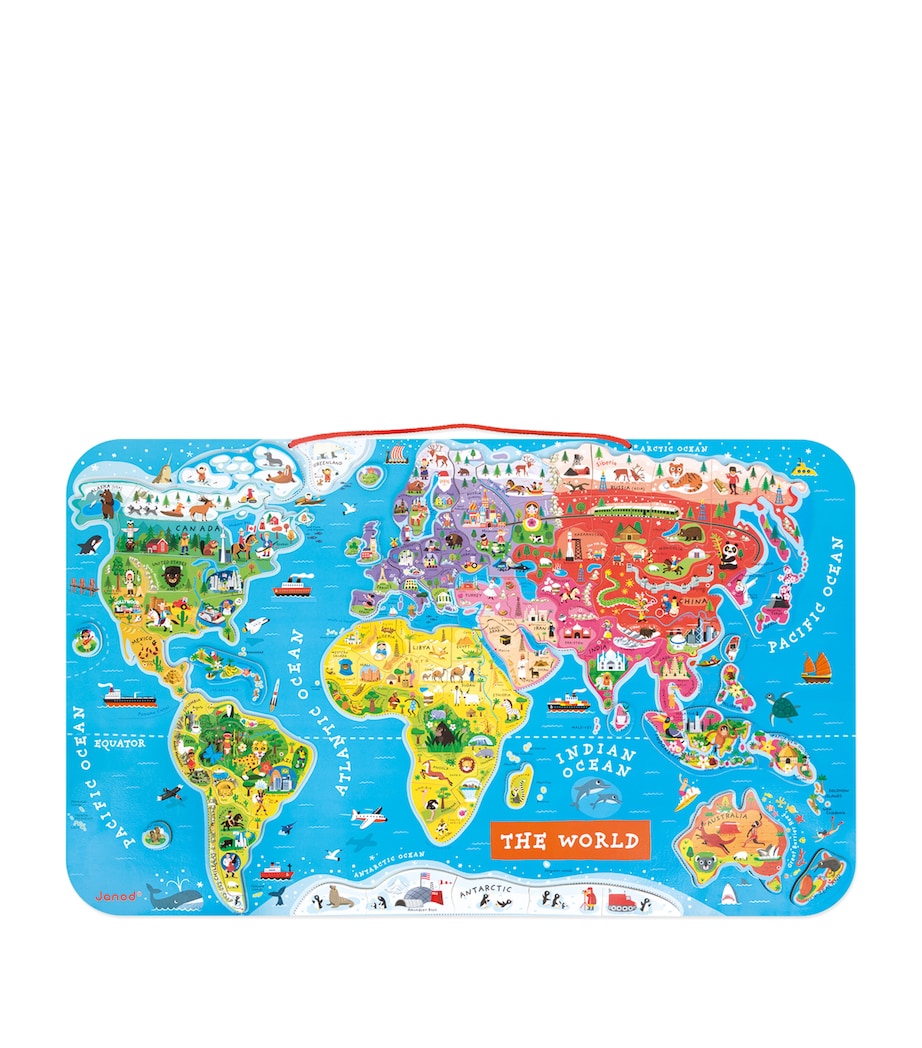 Magnetic World Map Puzzle MULTI Image 2