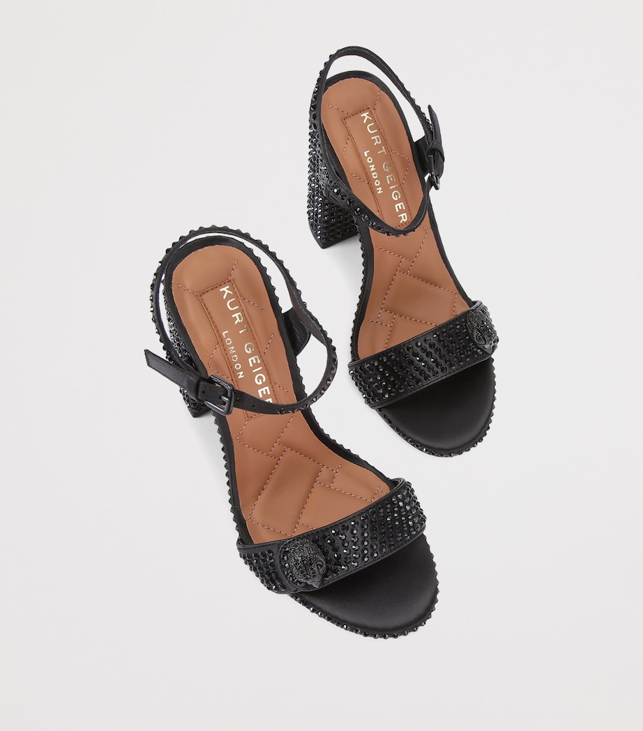 Embellished Langley Heeled Sandals BLACK Image 4
