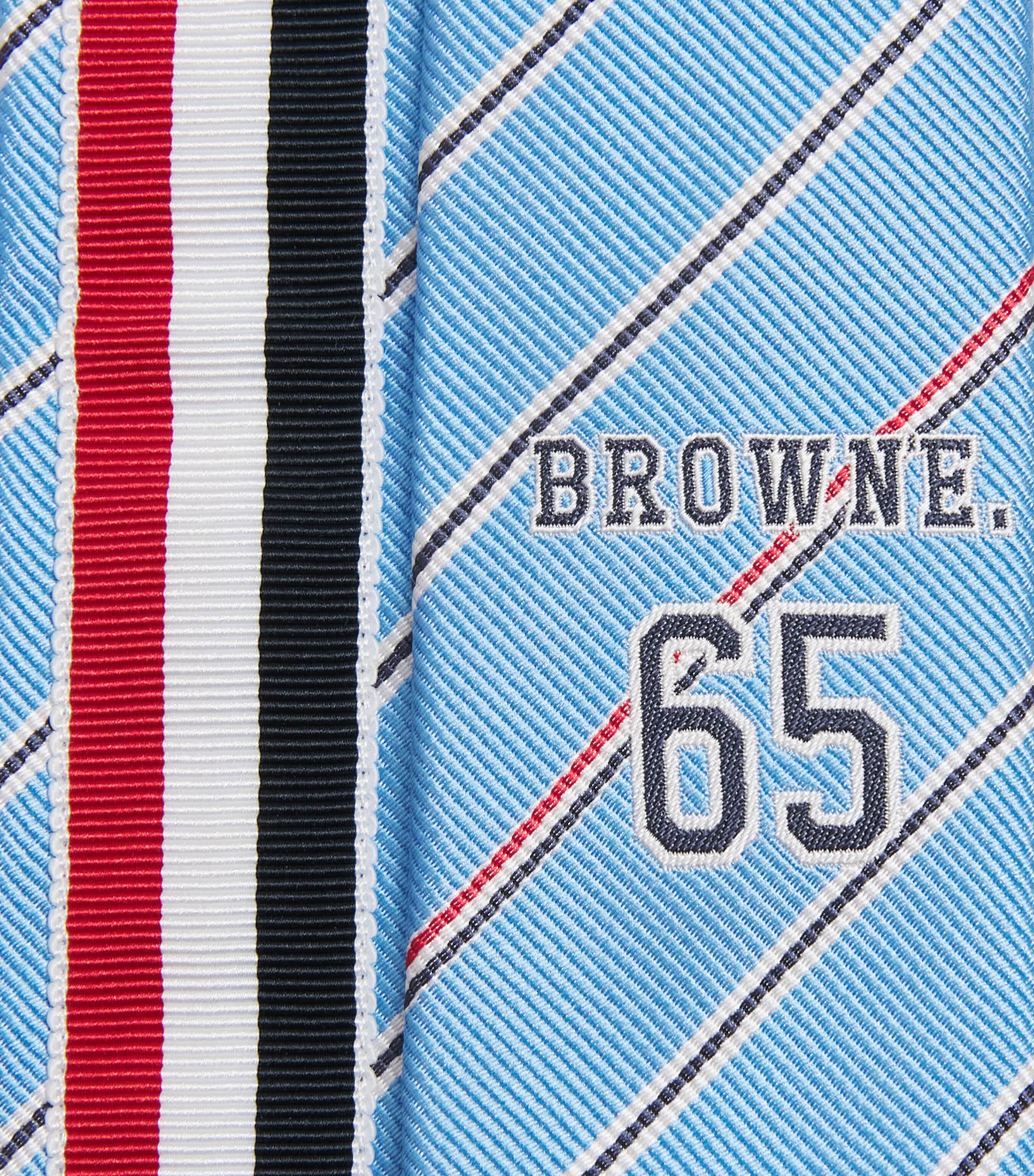 Thom Browne Silk Browne 65 Tie Light Blue Image 3