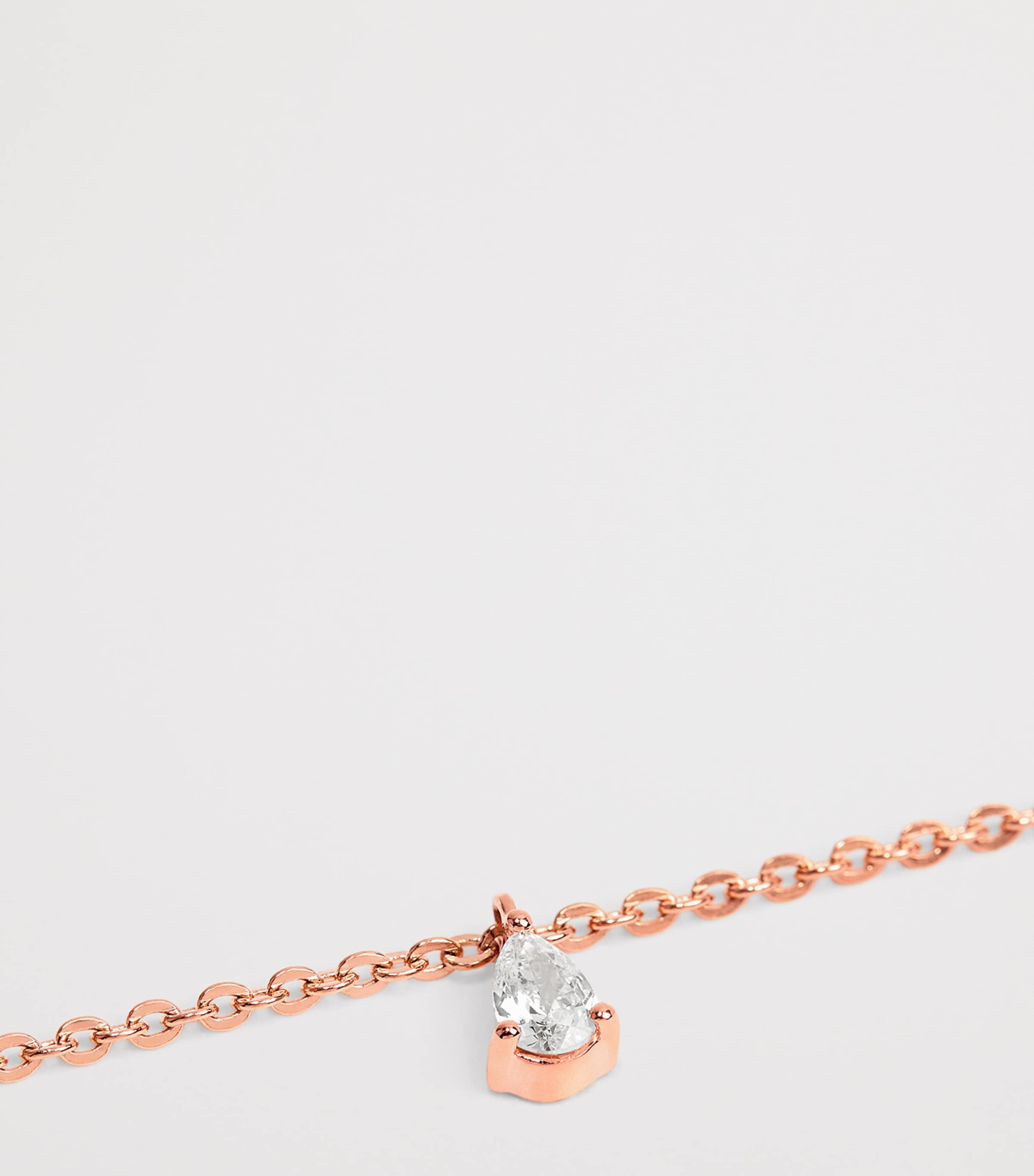Rose Gold and Diamond Necklace (0.80ct) ROSE GOLD Image 6