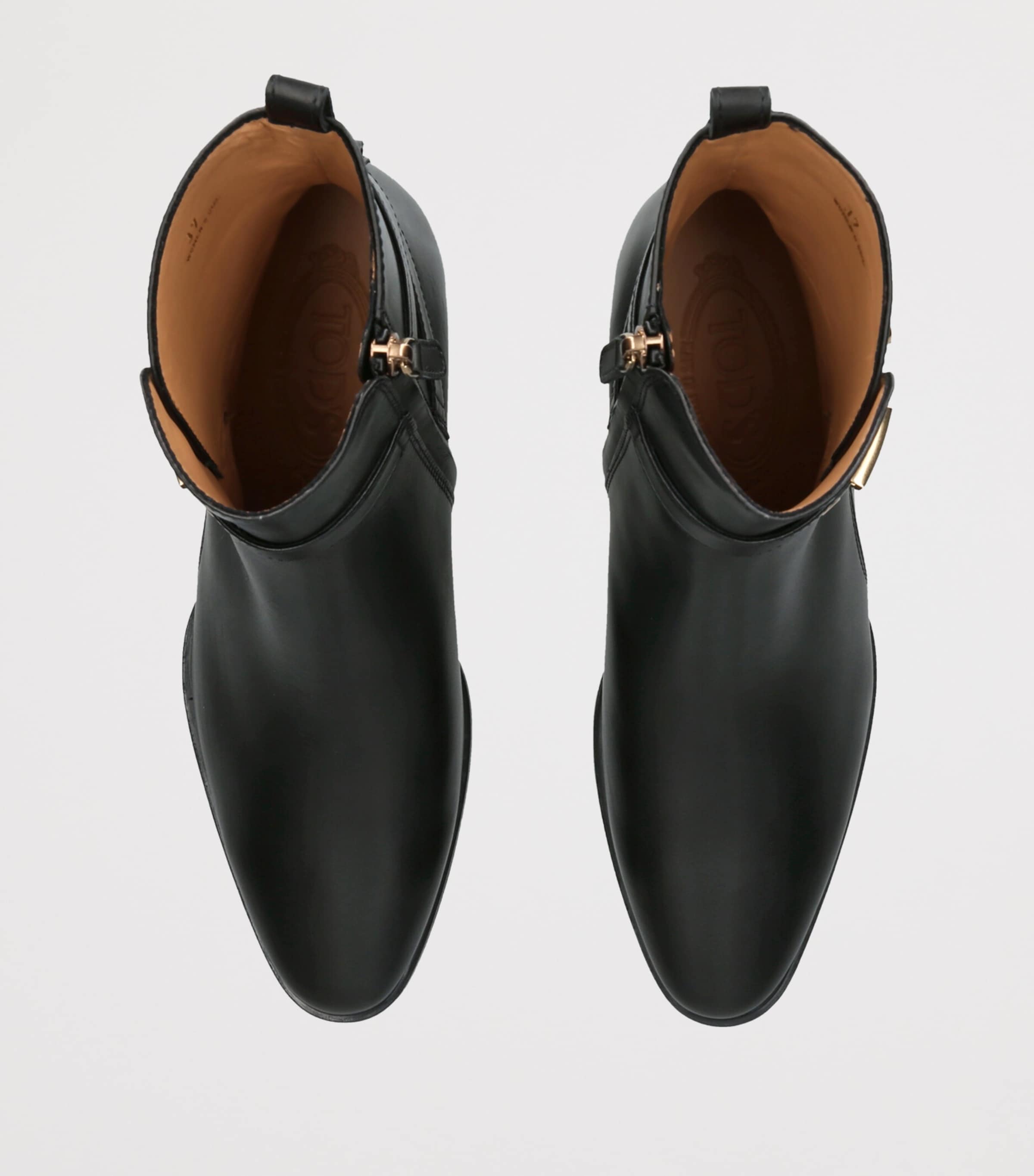 Tod's Leather Gomma Ankle Boots Black Image 4
