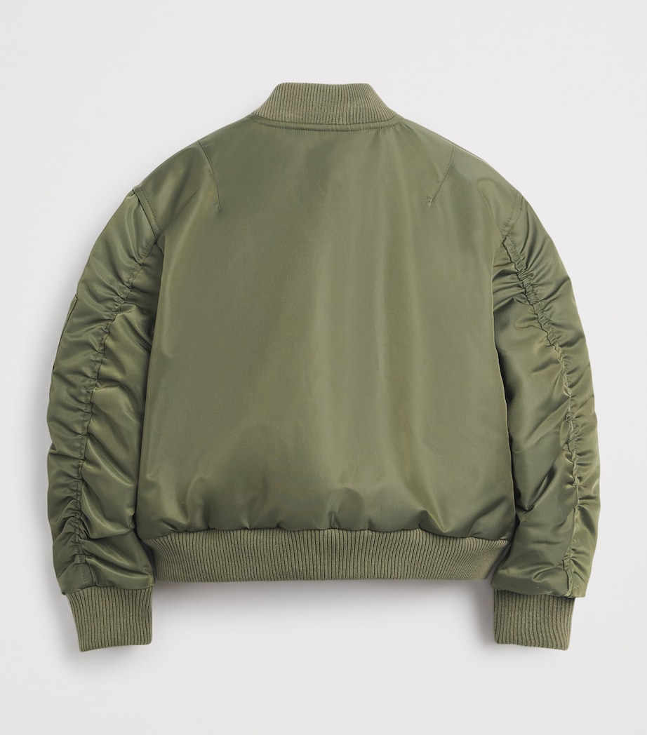 Off-White Kids Padded Bomber Jacket (4-12+ Years) Martini Olive Image 2