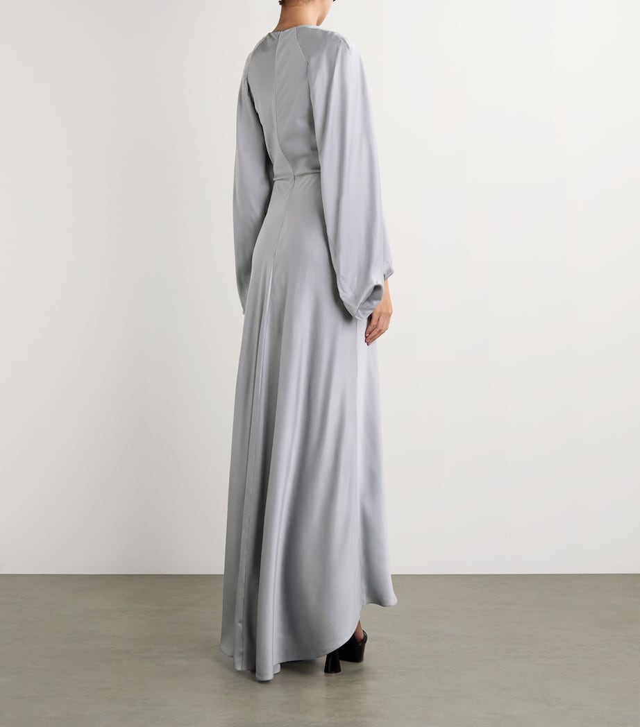 Roksanda Grey Silk Kami Maxi Dress | Harrods US Roksanda Grey Silk Kami Maxi Dress | Harrods US