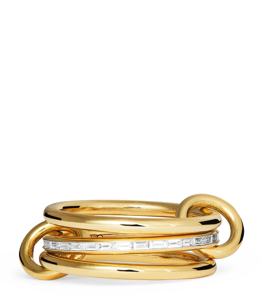 Yellow Gold and Diamond Sonja Ring YELLOW GOLD Image 1