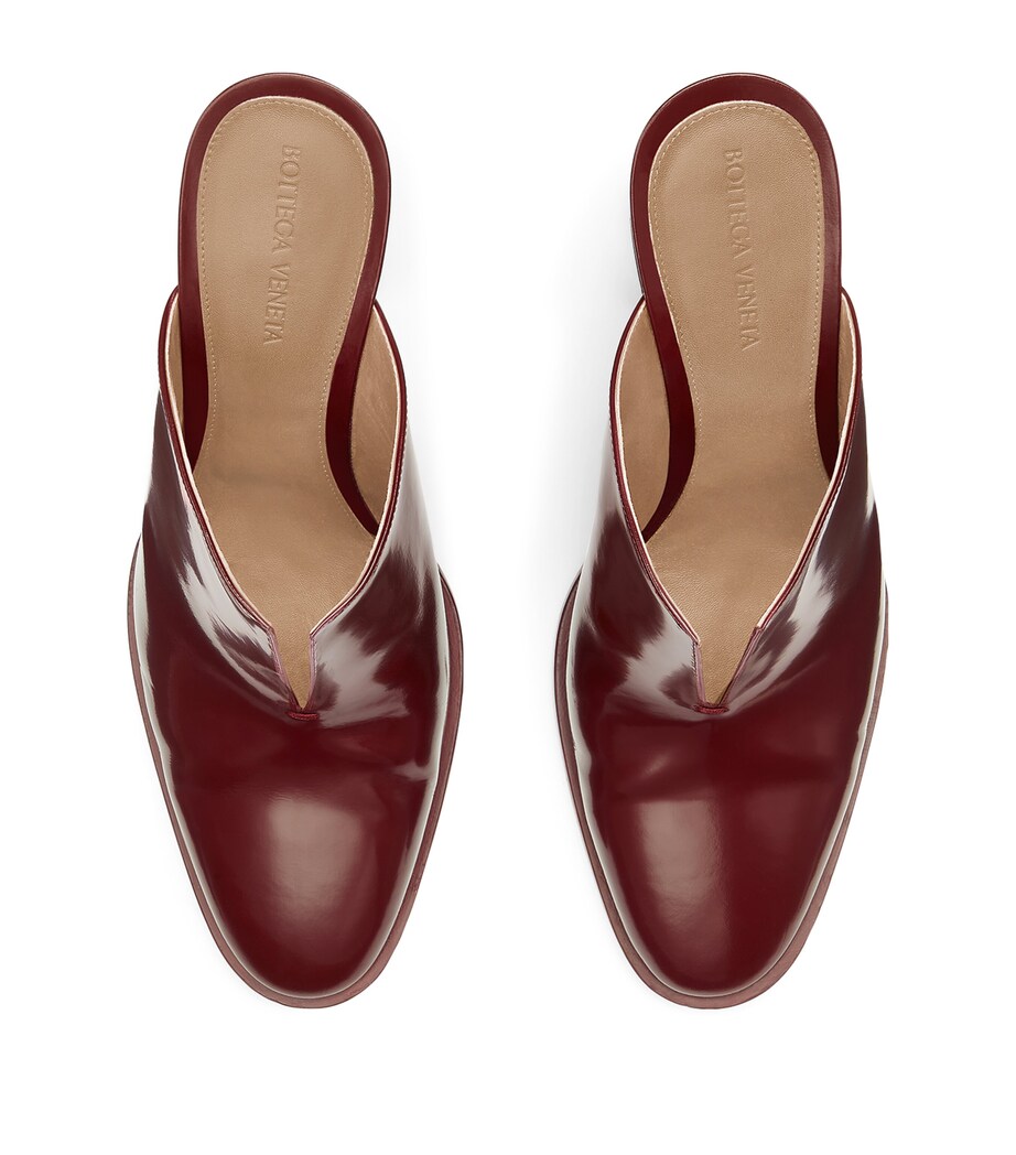 Leather Cha-Cha Heeled Mules 100 2226 Image 5