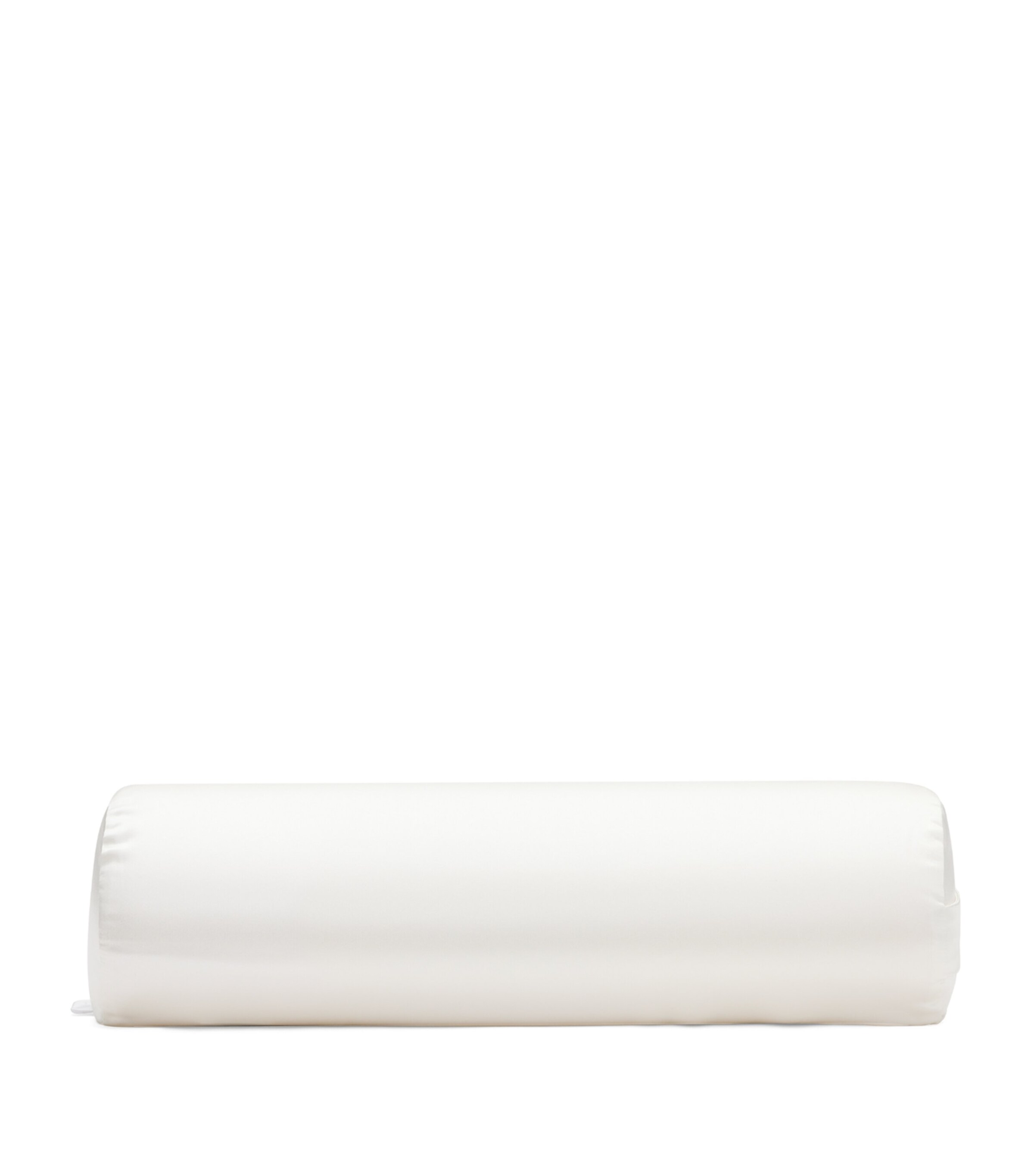 Memory Foam Boost Pillow and Silk Pillowcase (20cm x 47cm) WHITE Image 2