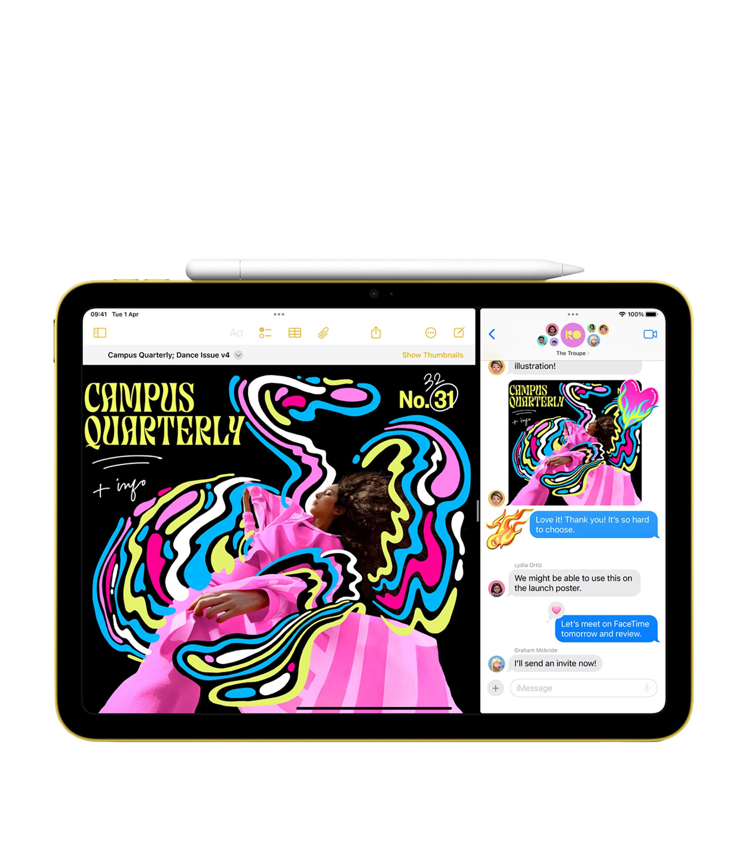 iPad 11-inch 256GB - Blue BLUE Image 3