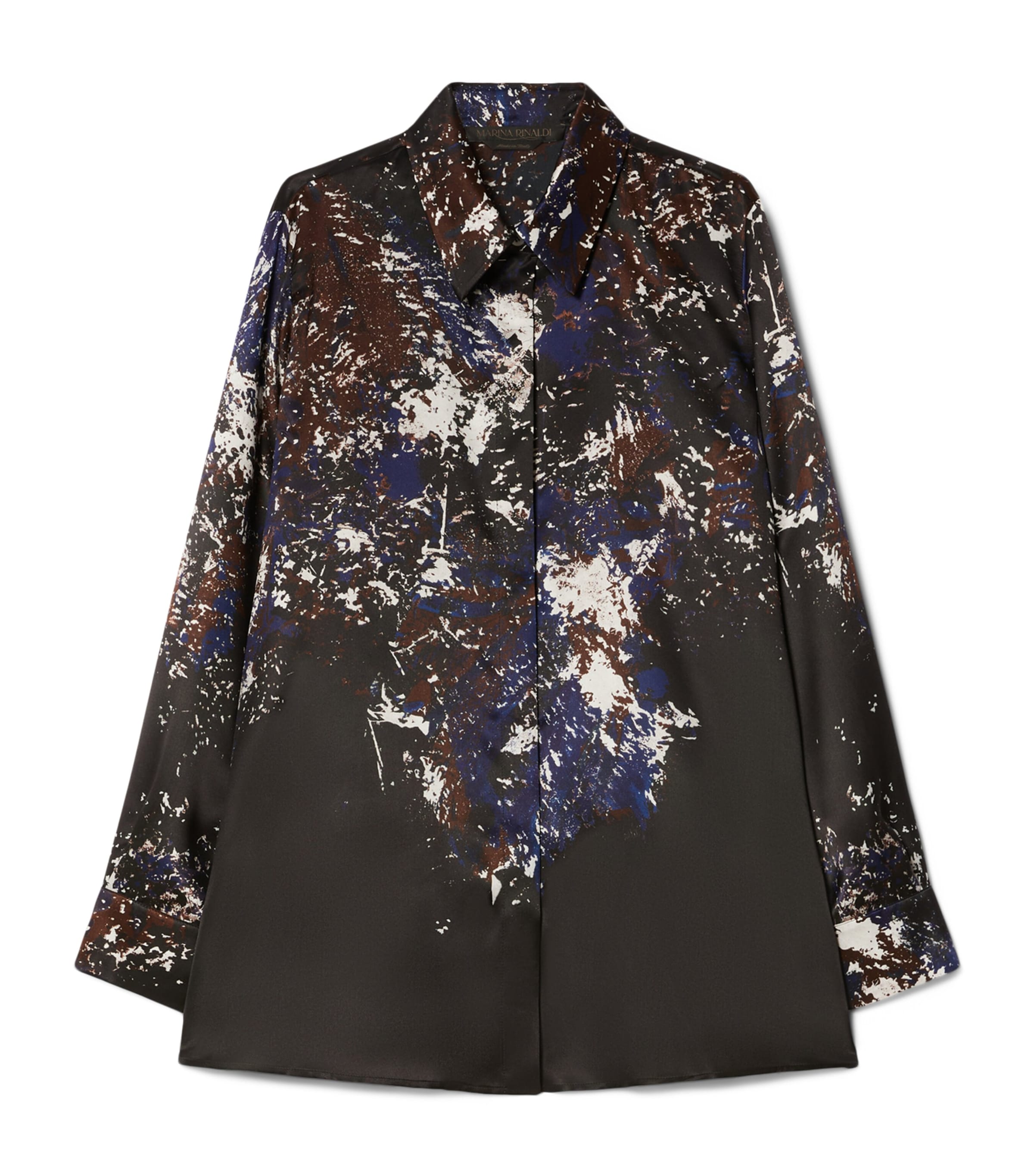 Silk Paint Shirt BLACK Image 1